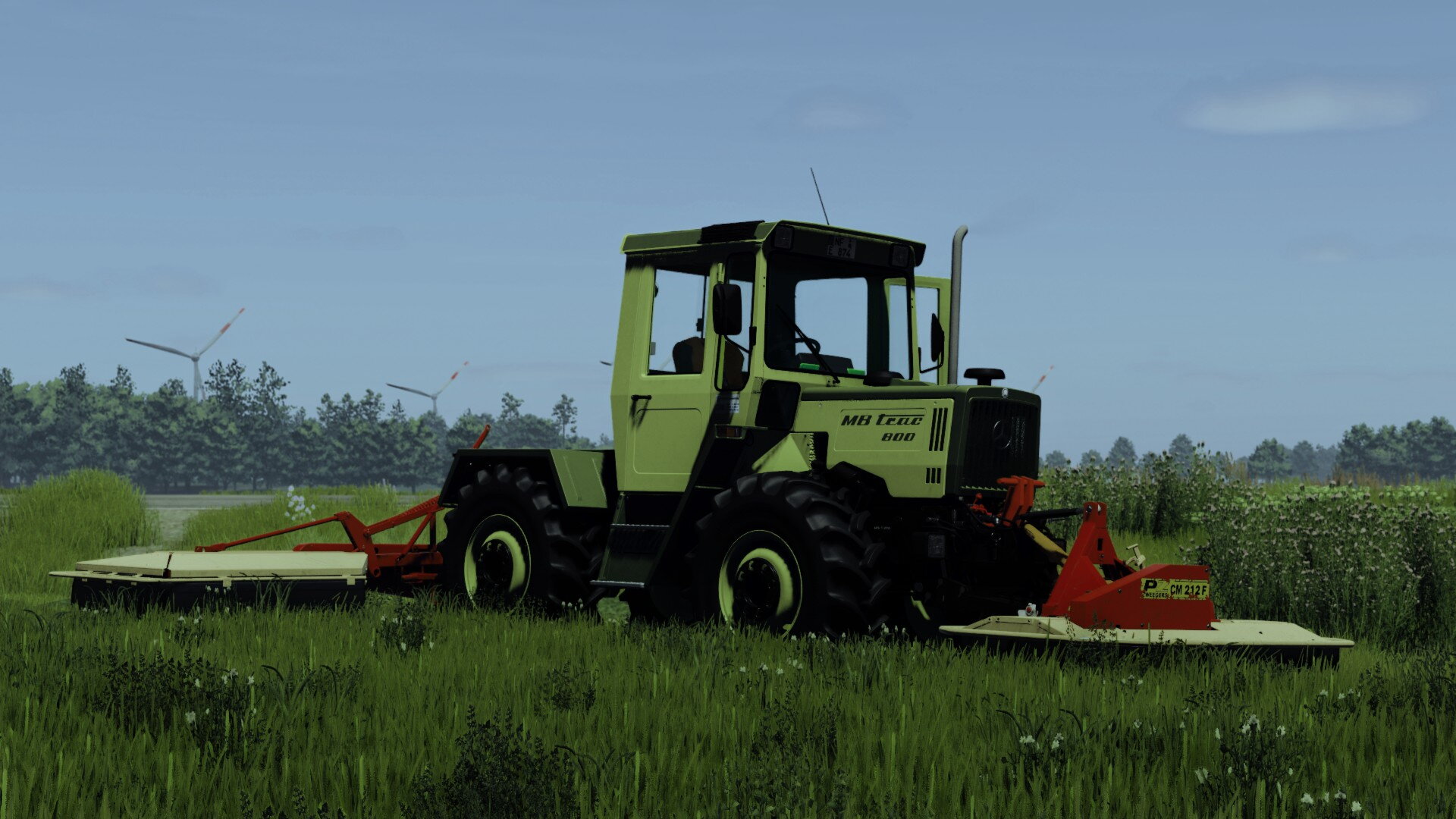 Die Legende am mähen