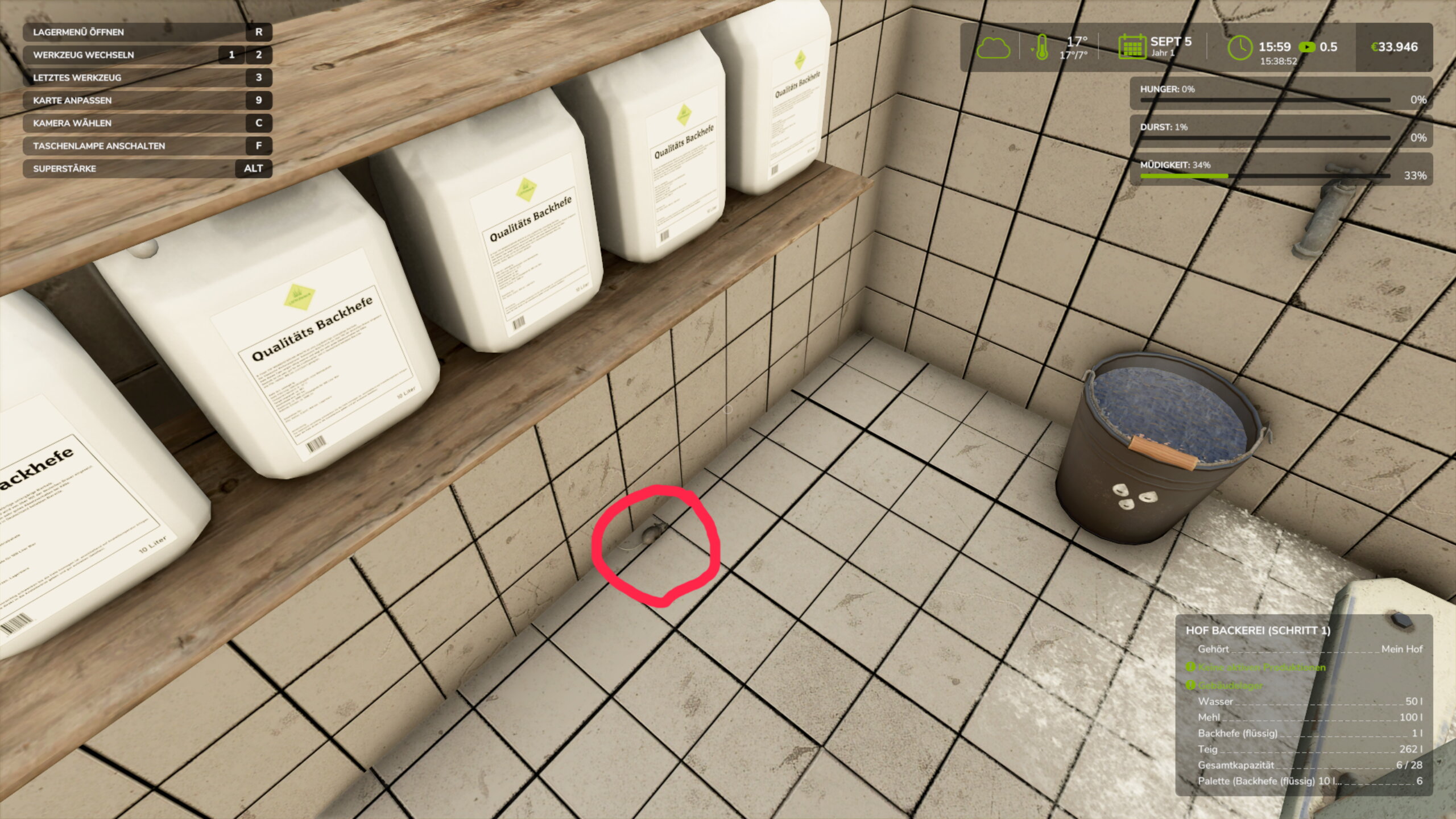 Mäuse in der Hofbäckerei Hof Bergmann 🤮😢