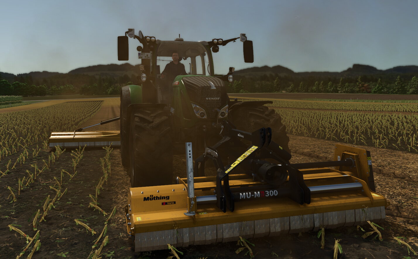 Maisstoppeln Mulchen (Maiszünsler Bekämpfung)!