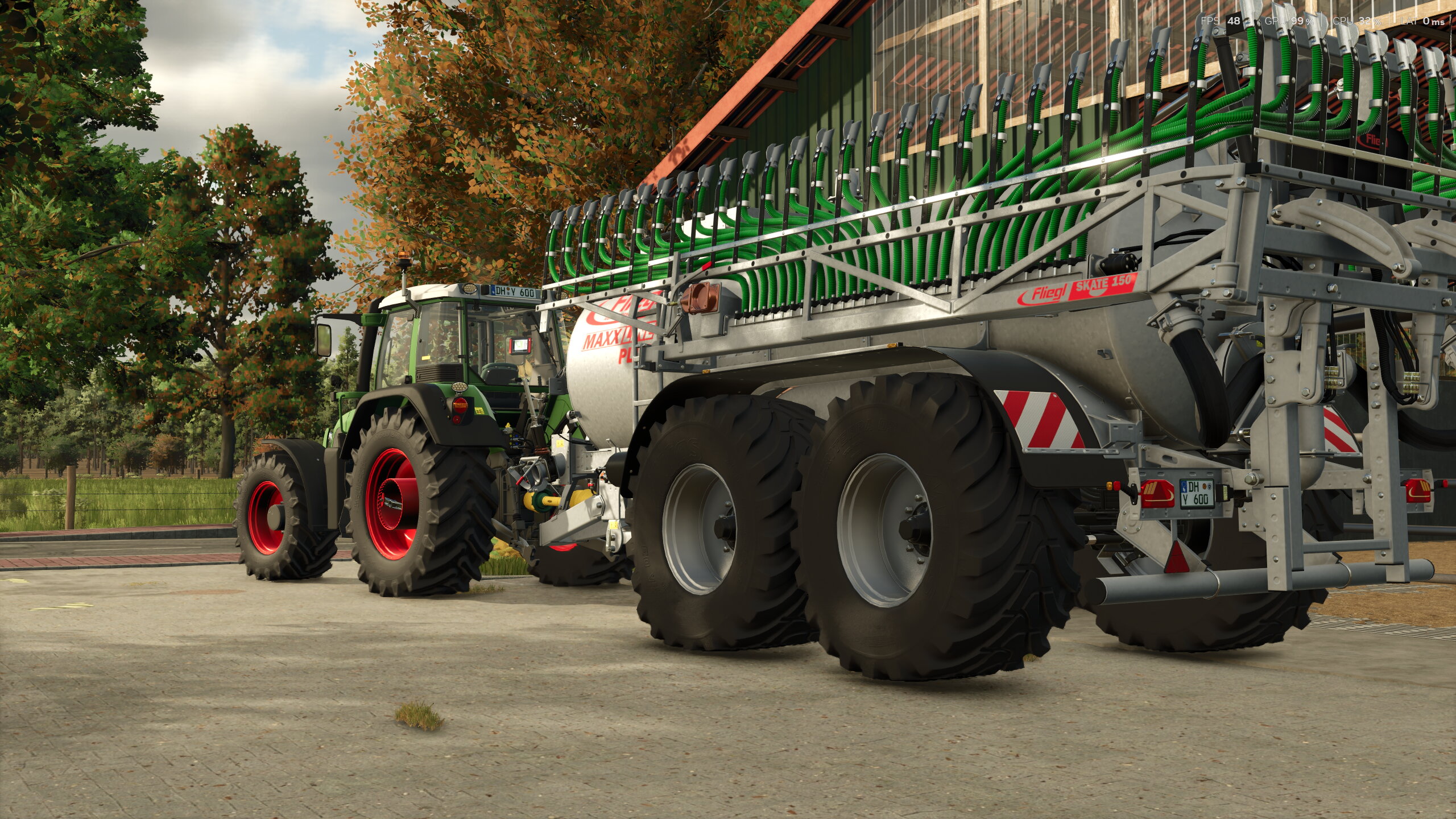 Gülle fahre auf der Diepholz