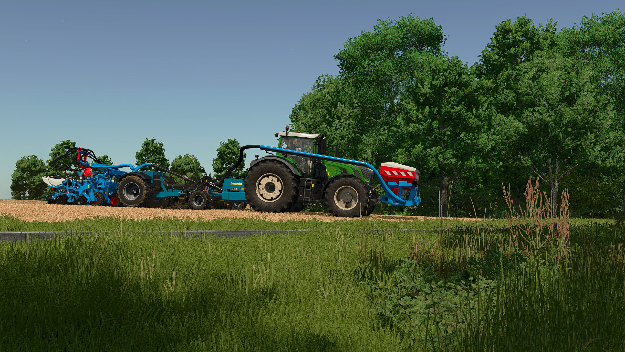 Raps legen in Lunow mit neuer Technik