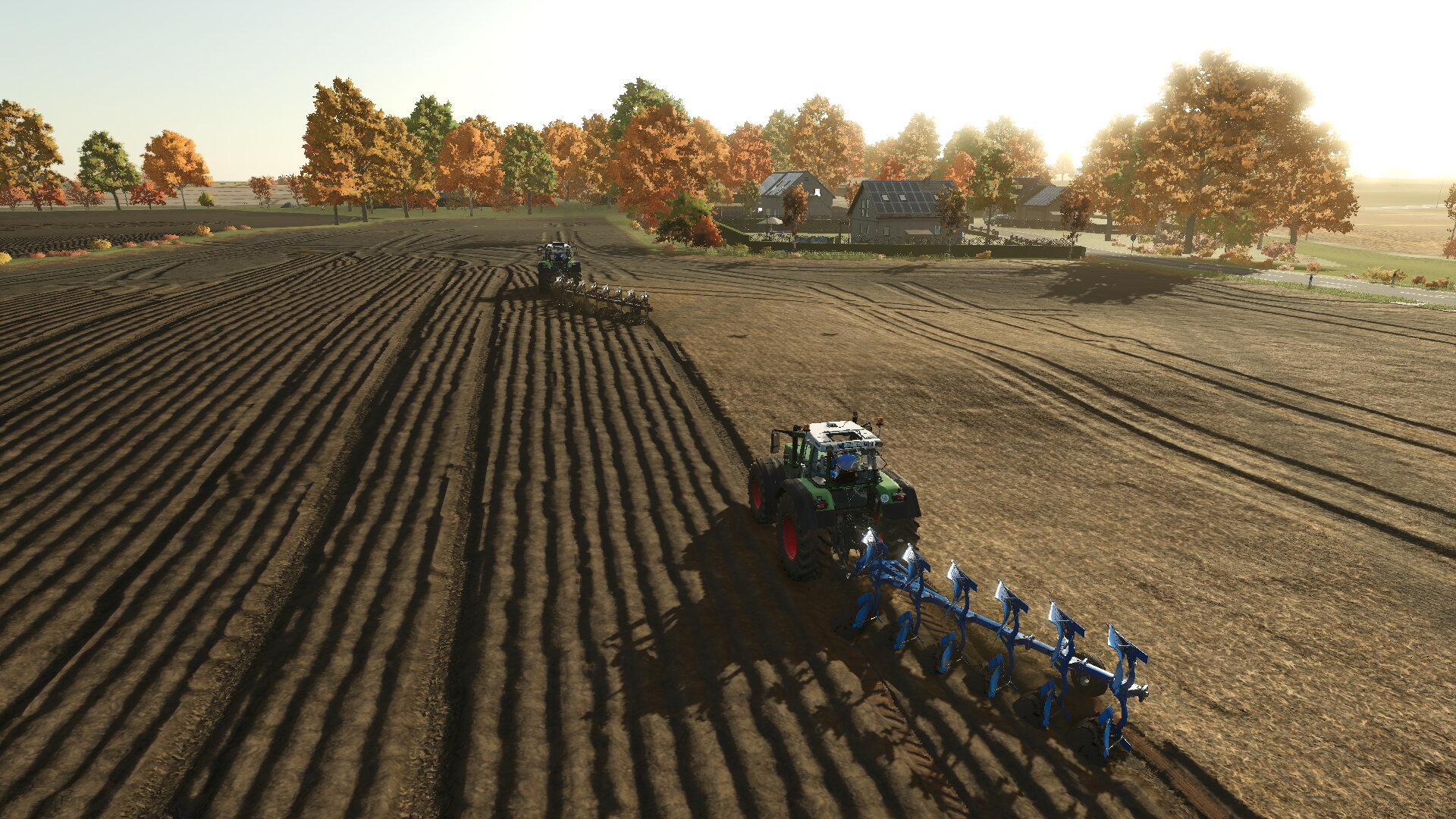 Pflügen mit 926 und 824...