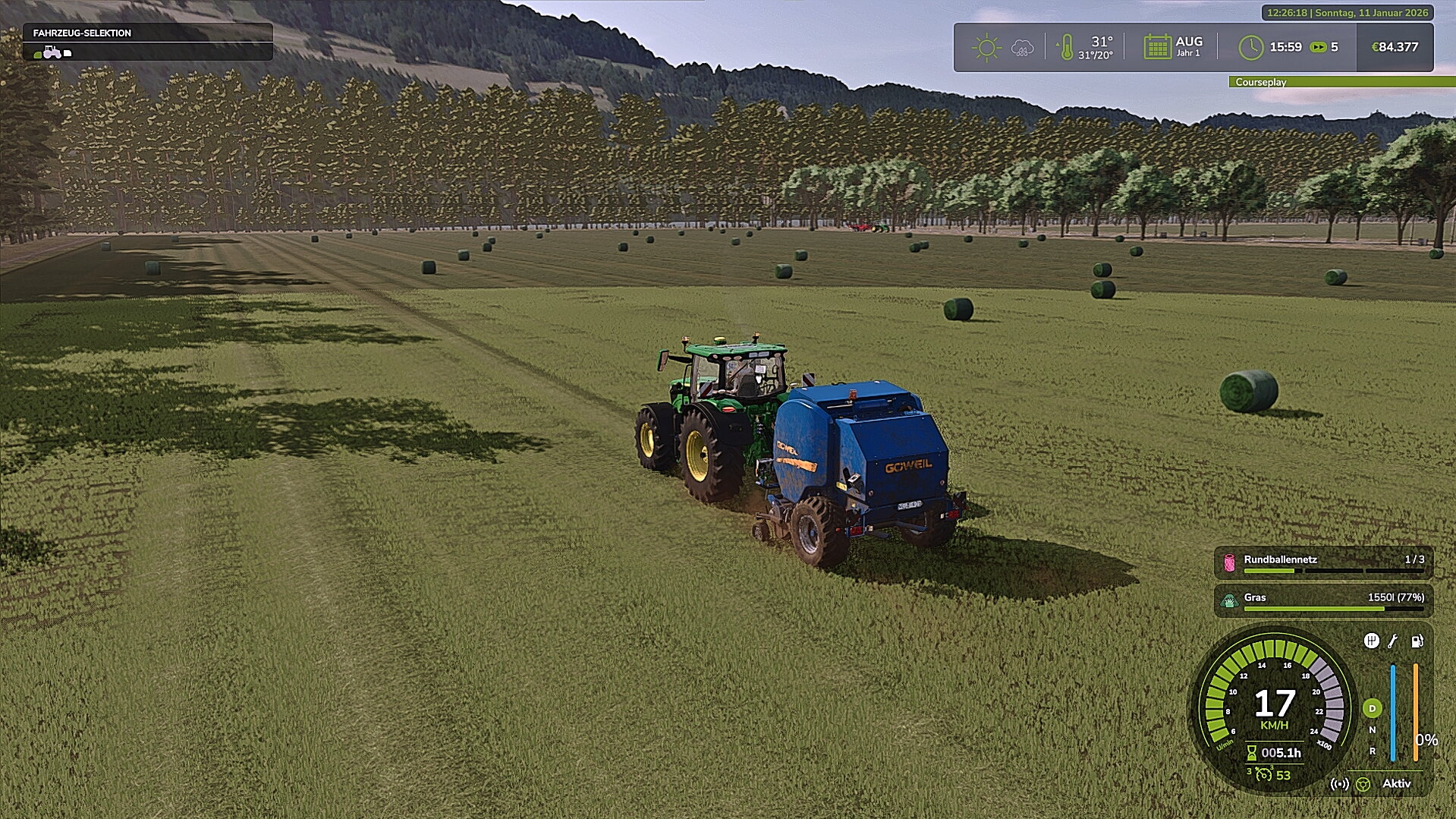 Test Ballen Pressen mit CP