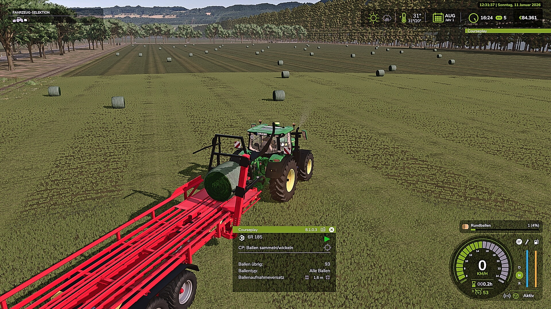 Test Ballen Sammeln mit CP