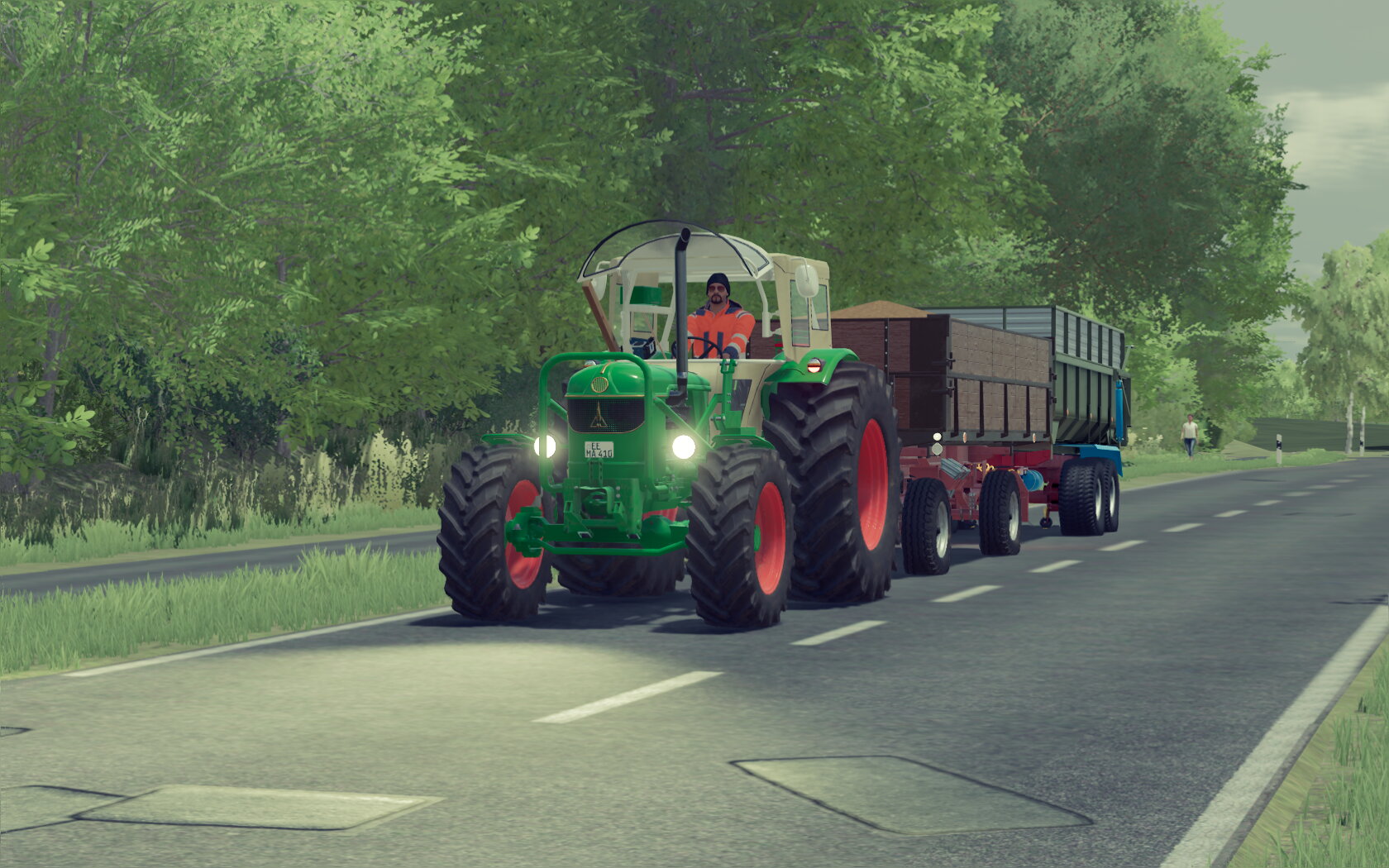 dreschen auf Hochtouren