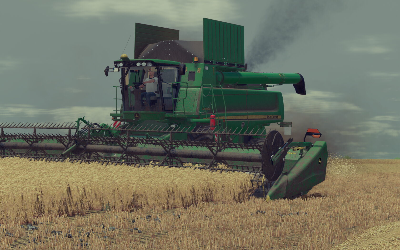 dreschen auf Hochtouren