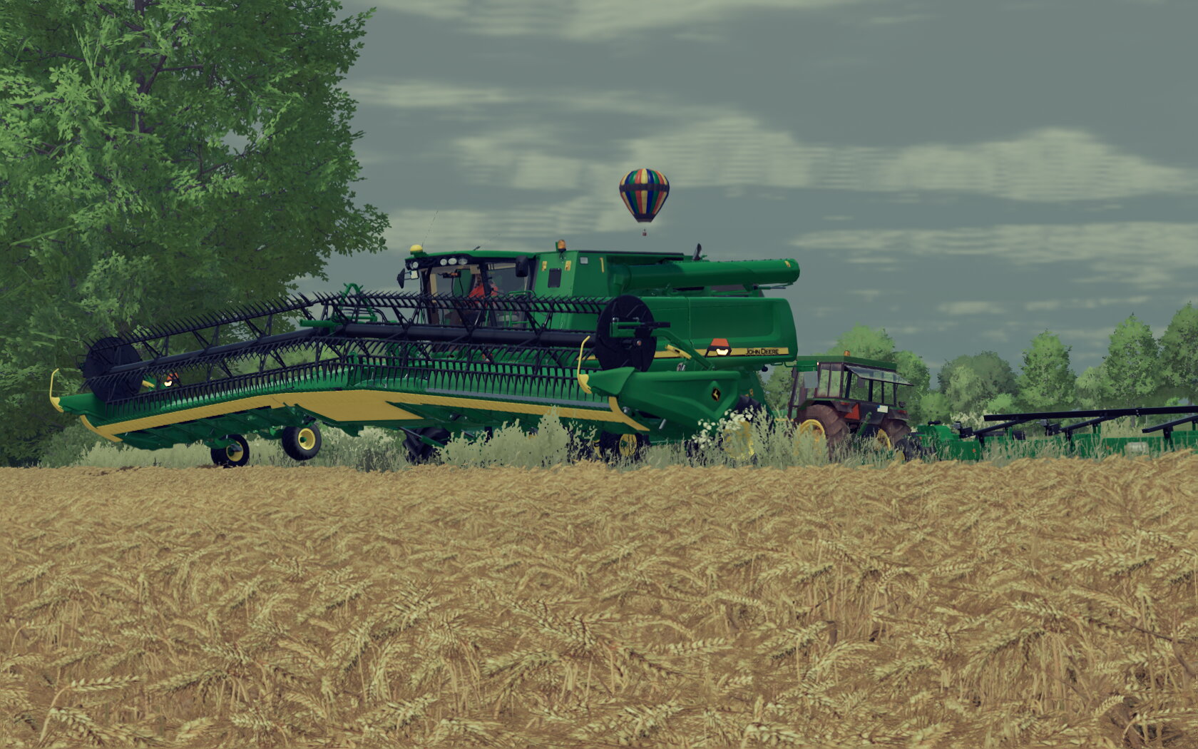 dreschen auf Hochtouren