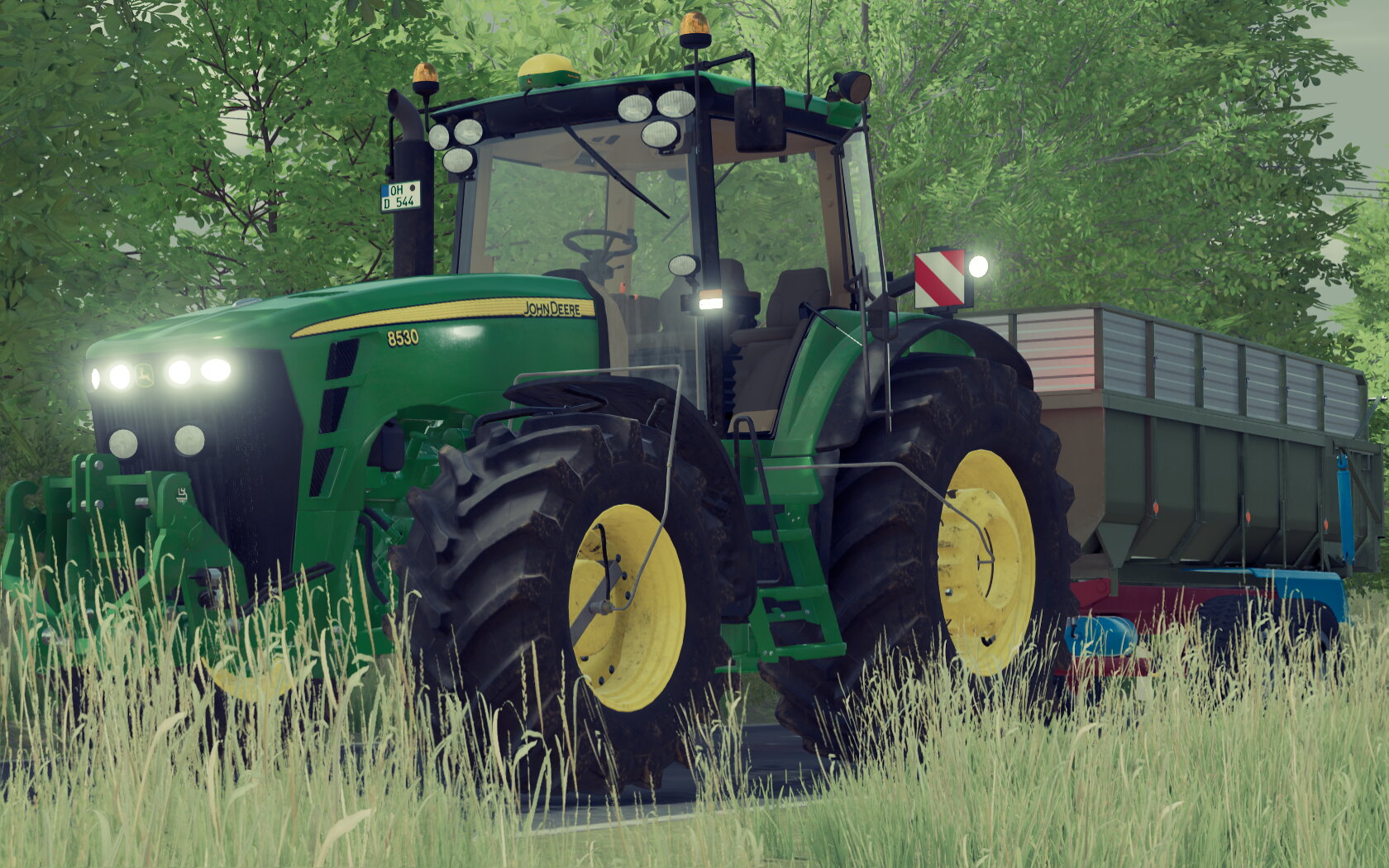 dreschen auf Hochtouren