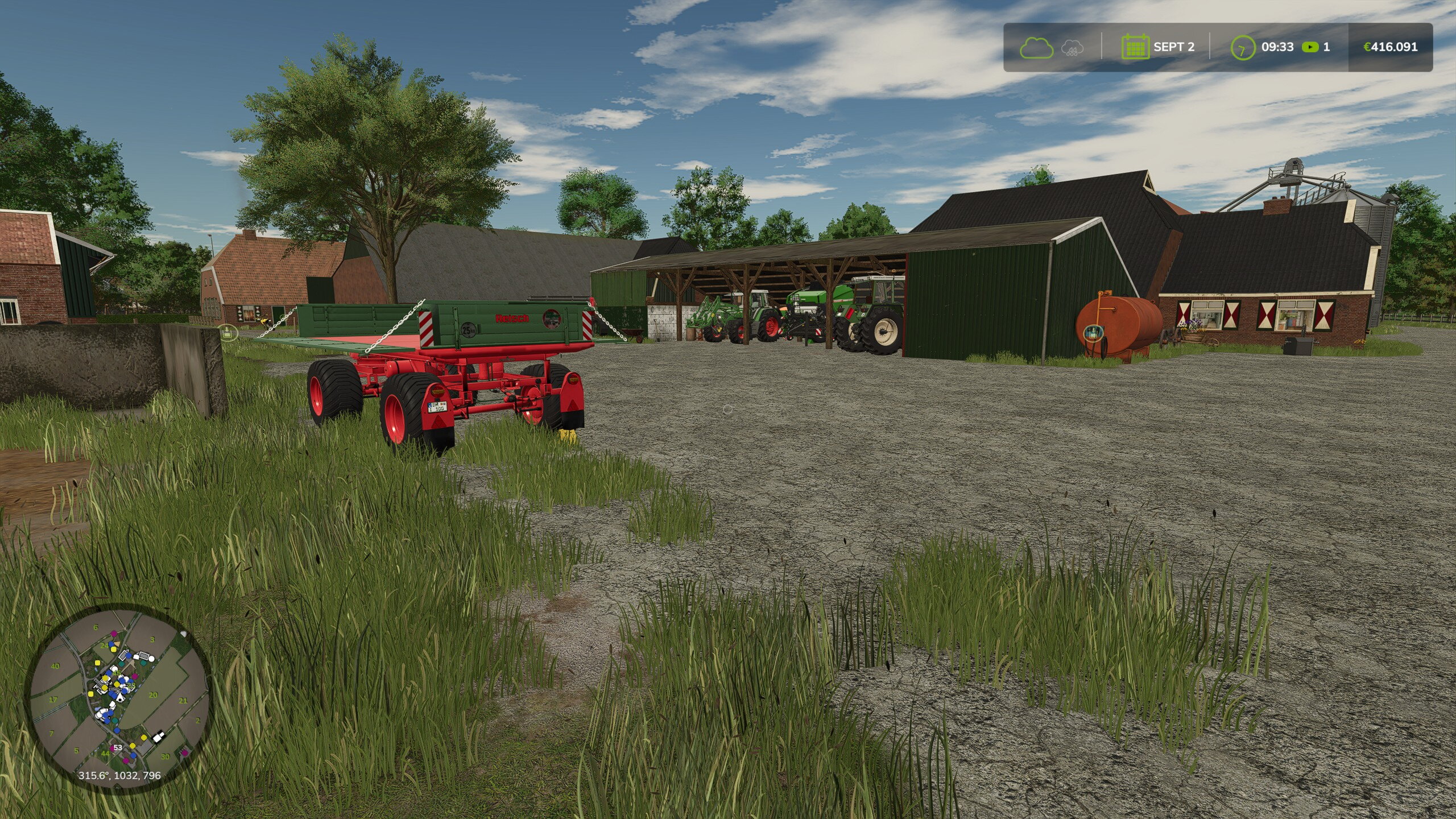 Hof für 2026 auf der Lieblings Map Diepholz im 25er