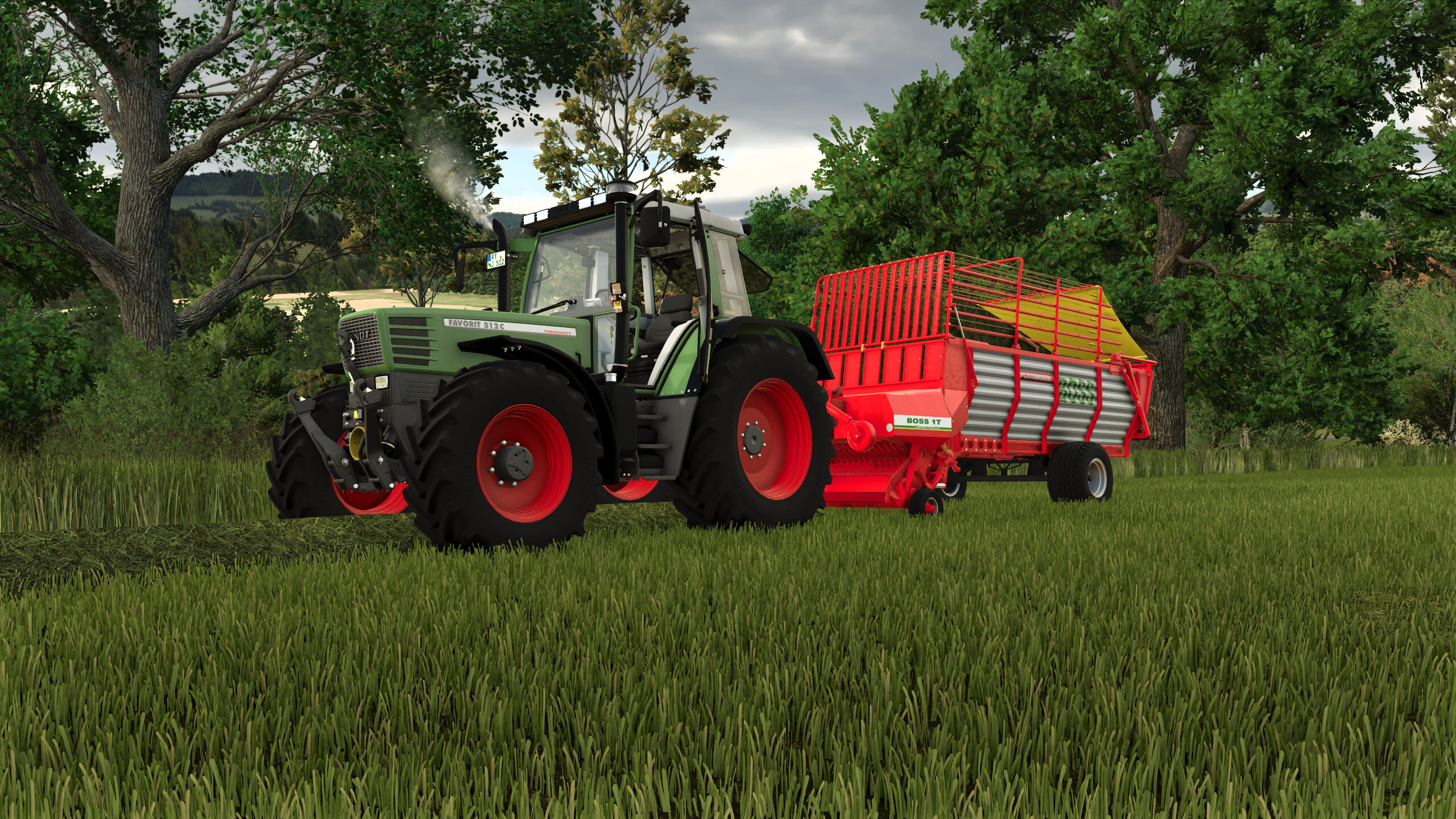 Silo fahren mit Favorit 512