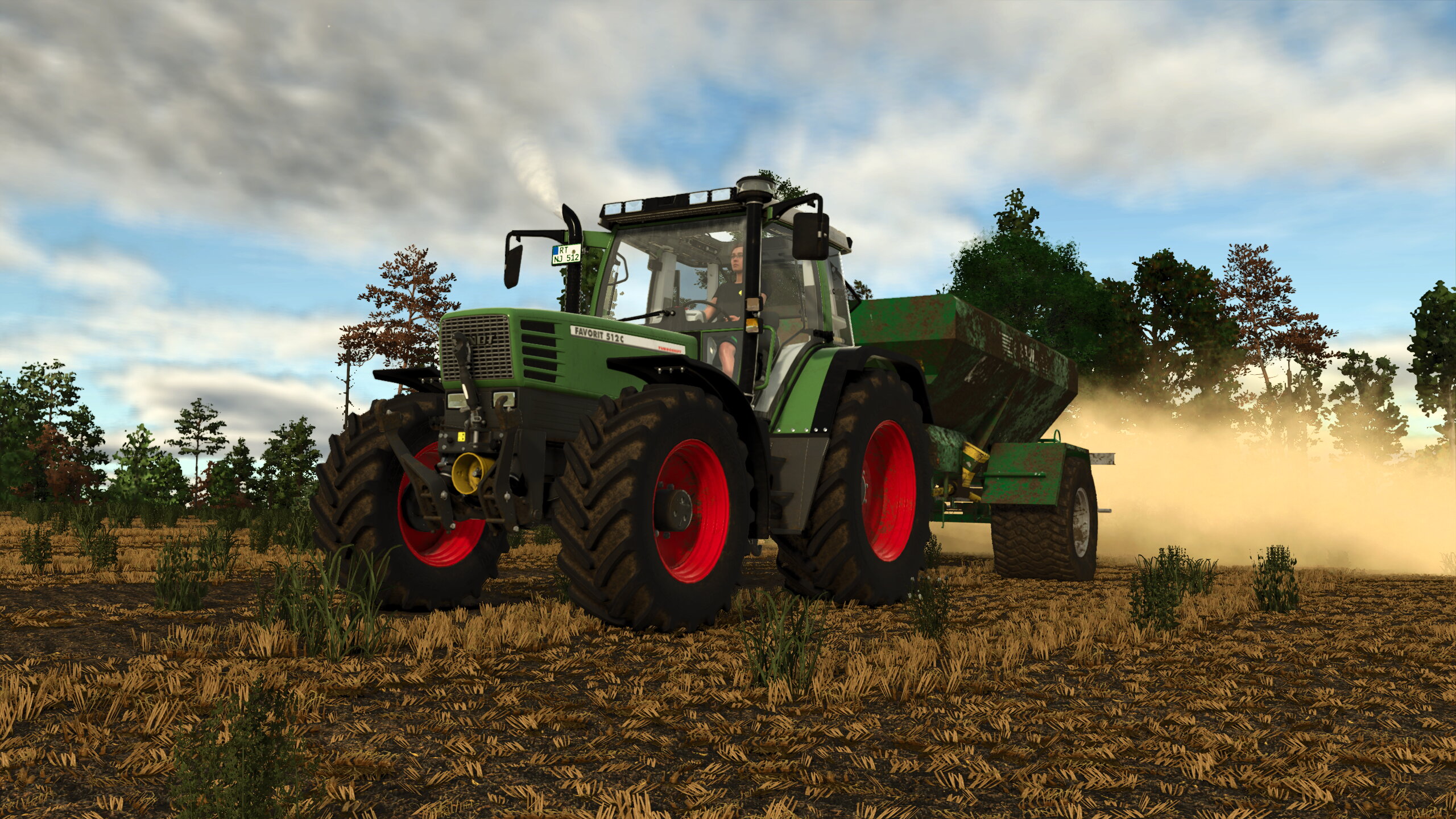 Kalken mit BrunsStreuer und Favorit