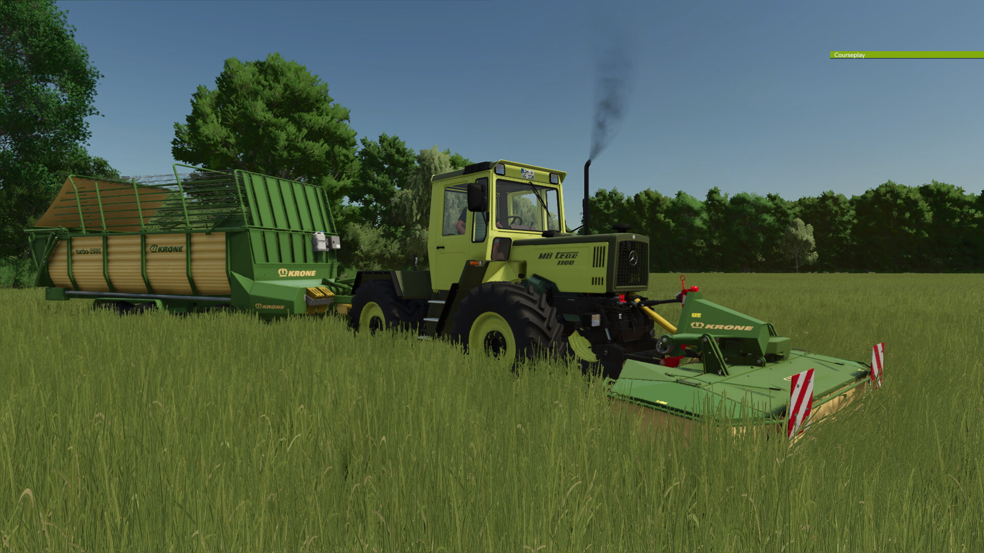 Frischfutter mähen mit Krone-technik(skins)