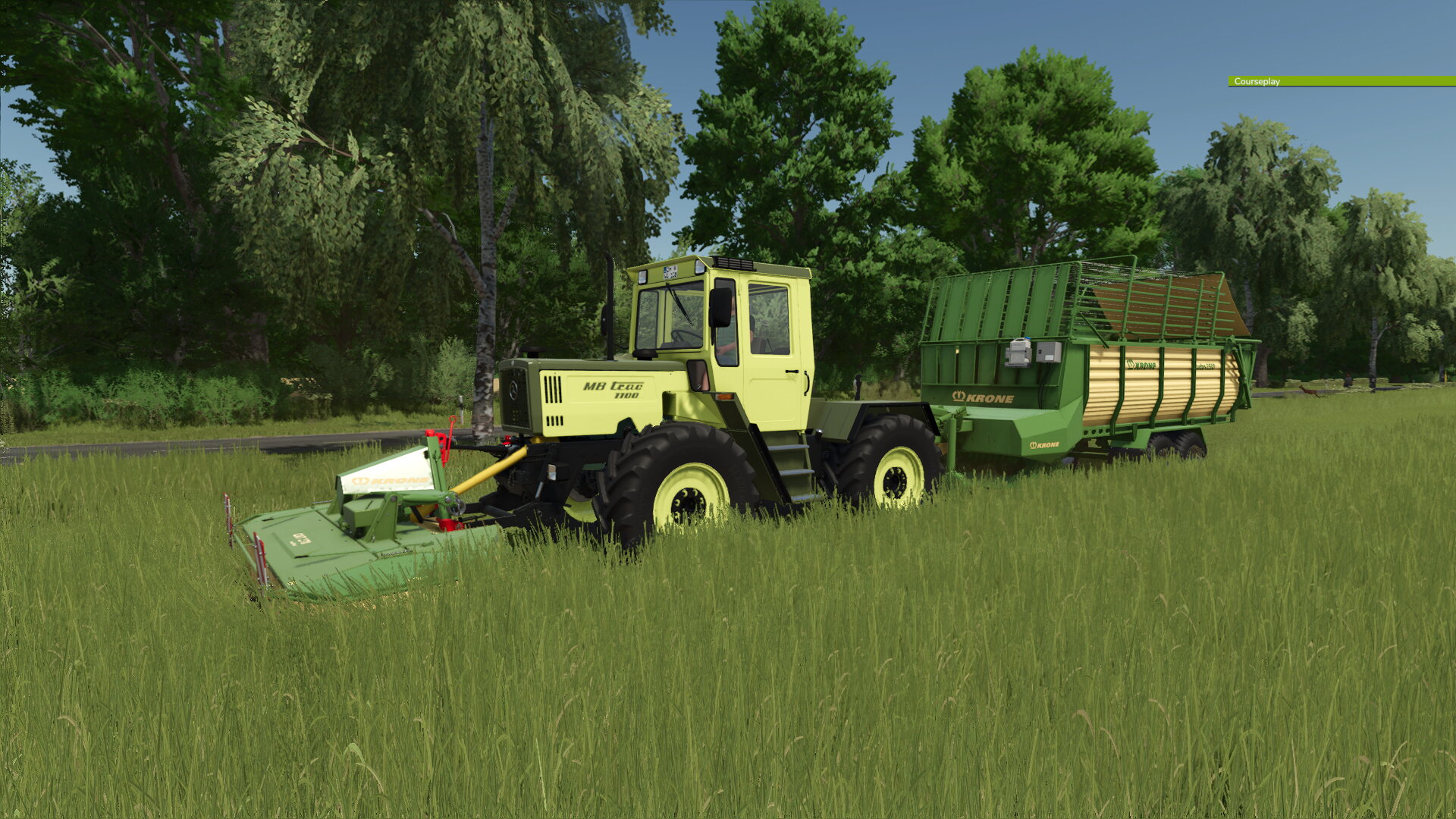 Frischfutter mähen mit Krone-technik(skins)