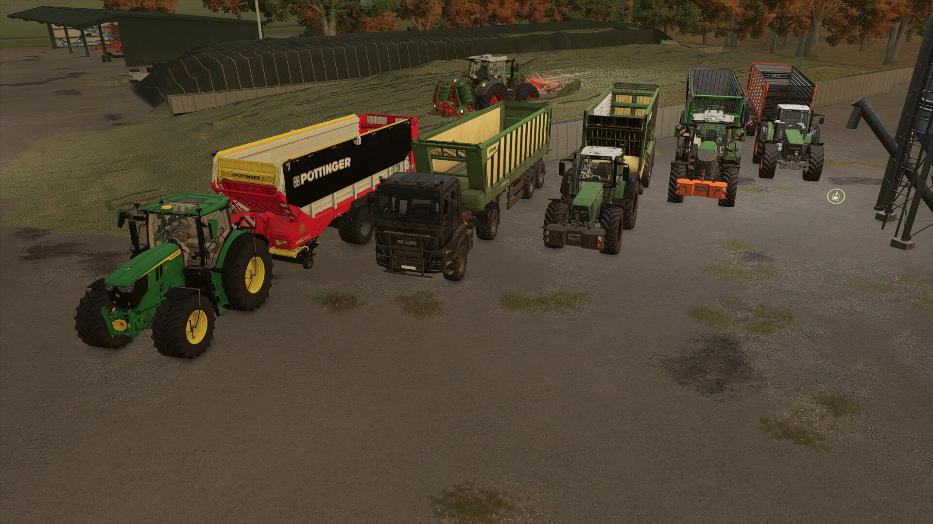 Die Abfuhrkolonne ist zur Mittagspause angetreten