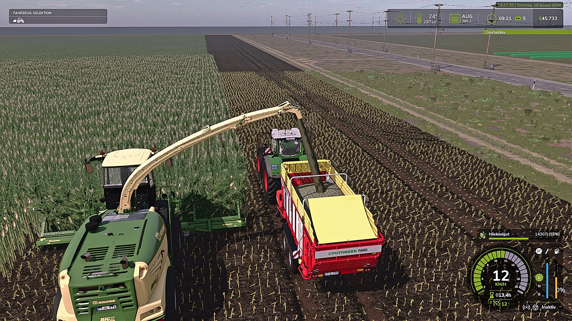 Silagemaize Test Feld