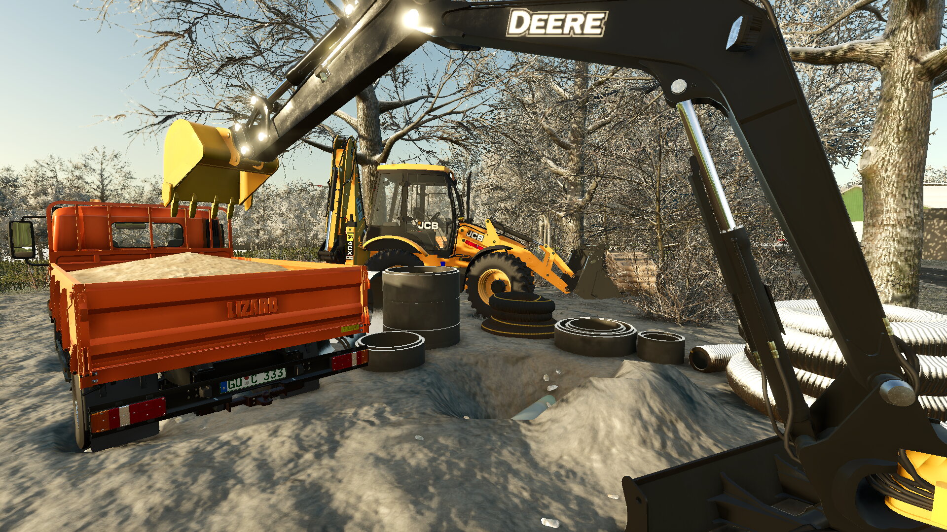 Rohrbruch im Februar...