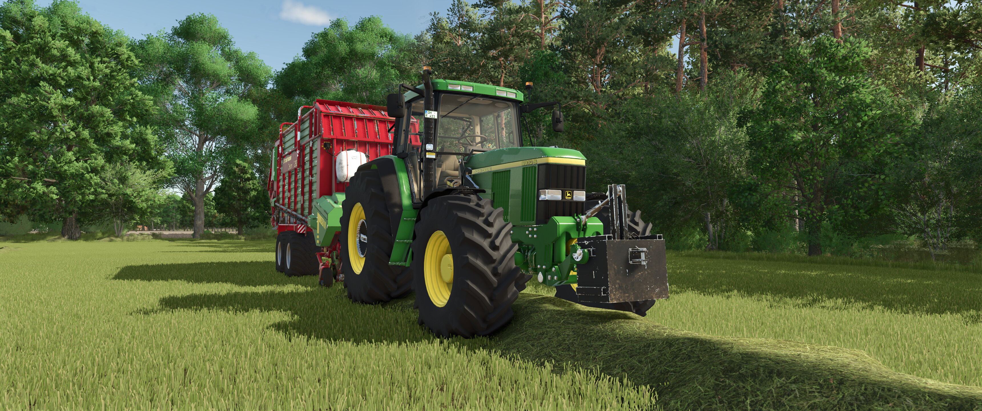 Etwas am John Deere gebastelt.