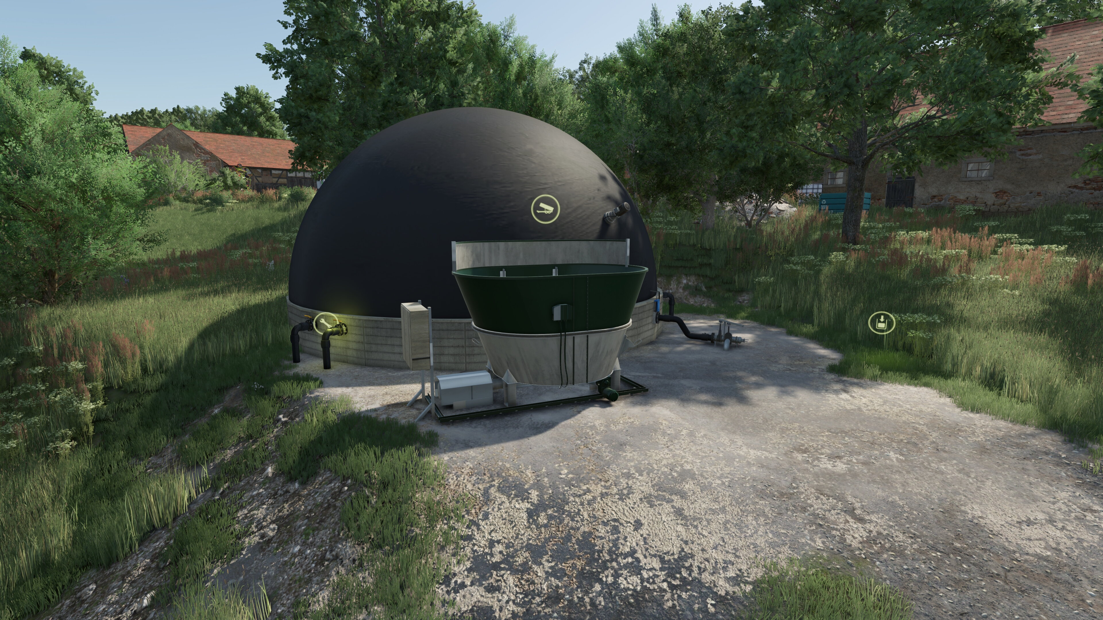 So die 125kw Hofanlage ist dann auch fertig. Der Verbrauch ist an eine 125kw/h Anlage realistisch angepasst. Einen schönen Samstag wünsche ich noch.