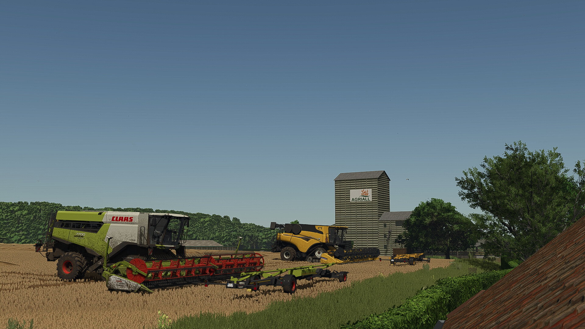 Ernte ist drin nun geht die Bodenbearbeitung los  :-)