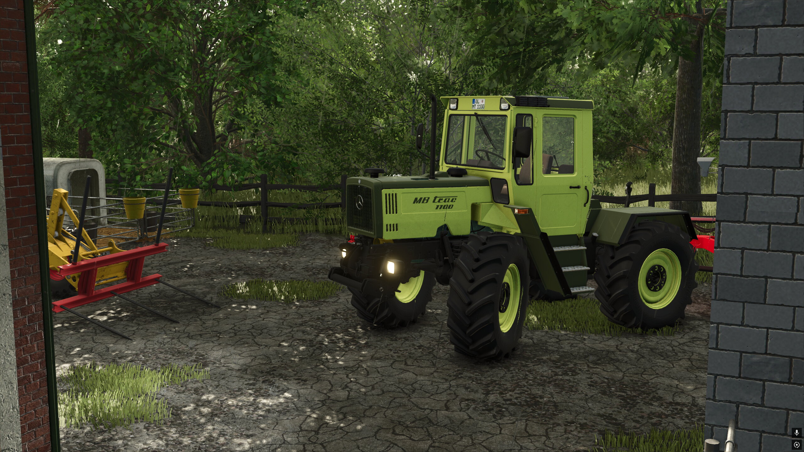 Kühe füttern mitm Trac!