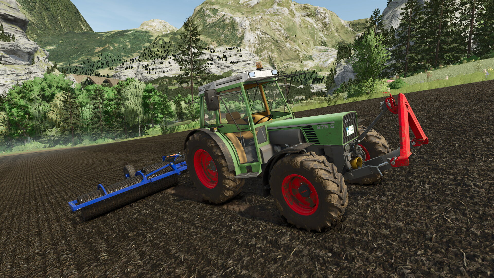 Fendt 275 S am walzen