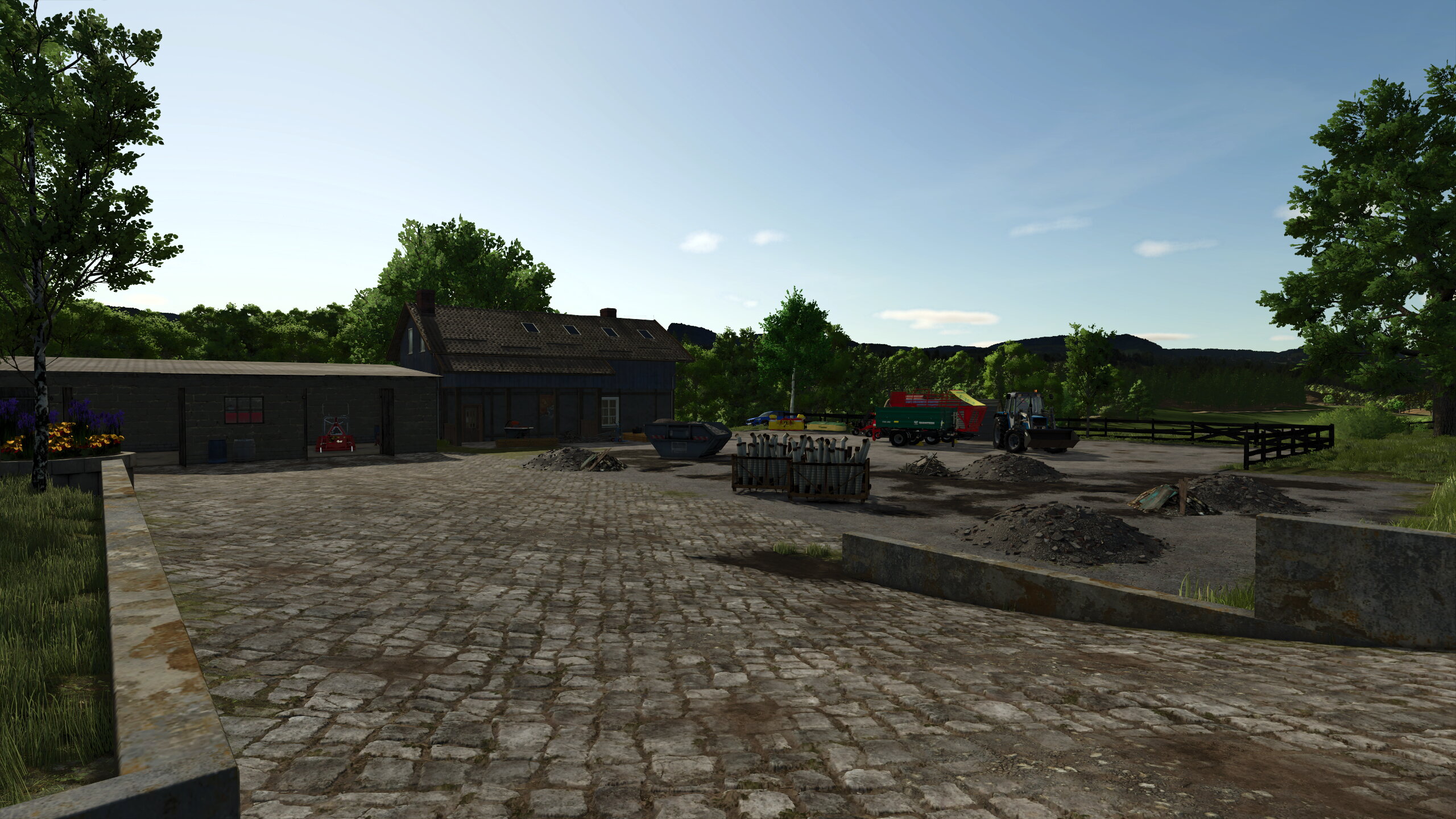 Beim Nachbarn hats gebrannt