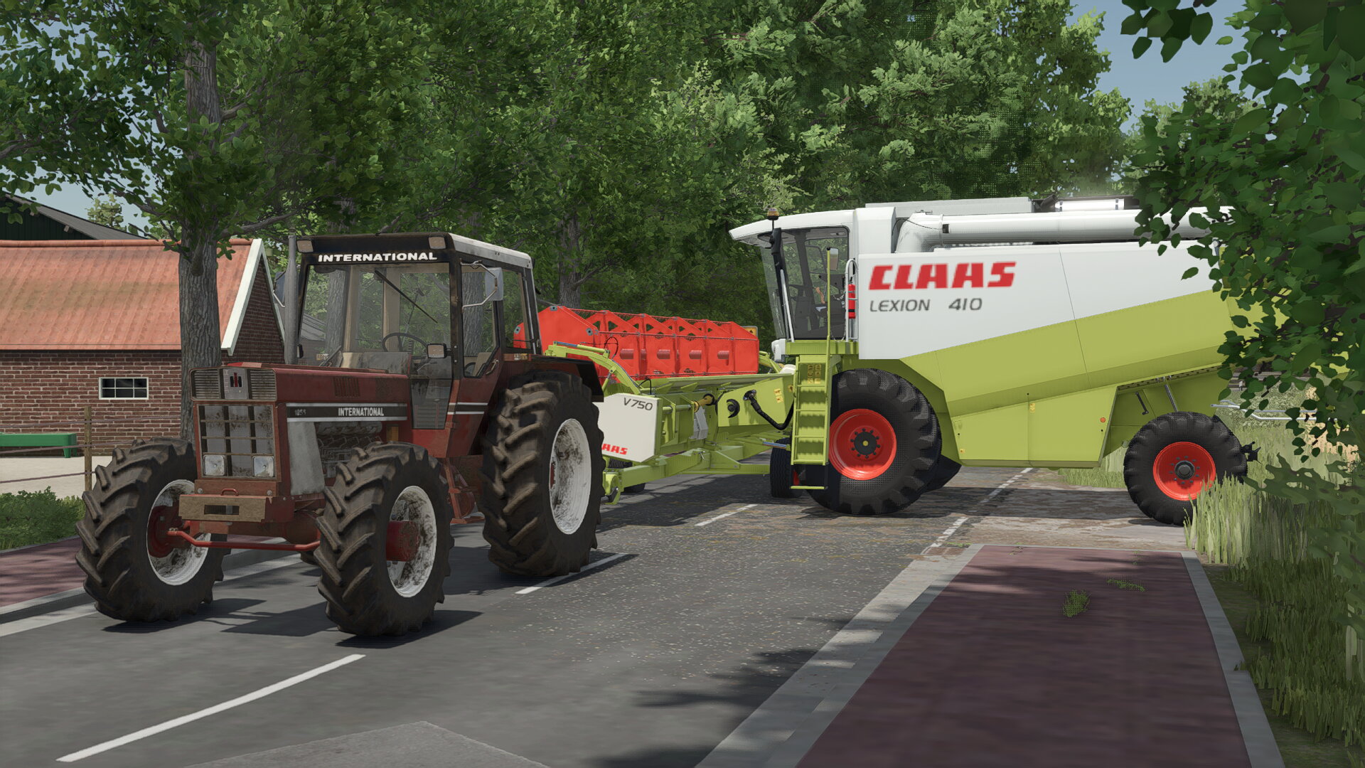 Es geht los, das Getreide wird vom Halm geholt