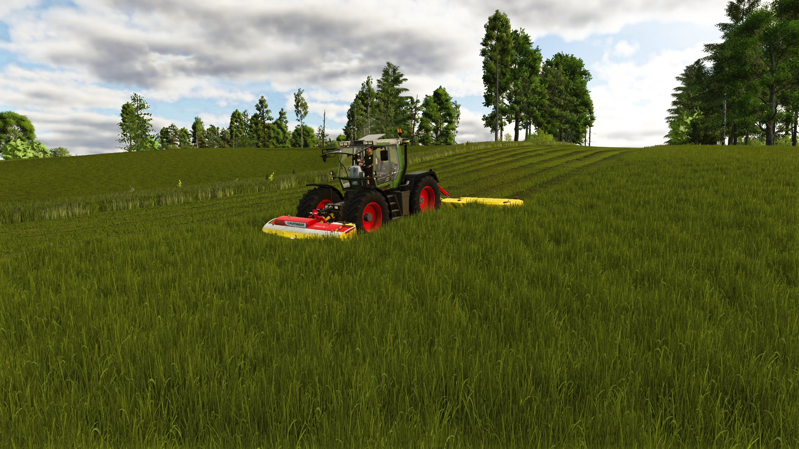 Mähen mit schönem Ausblick#2