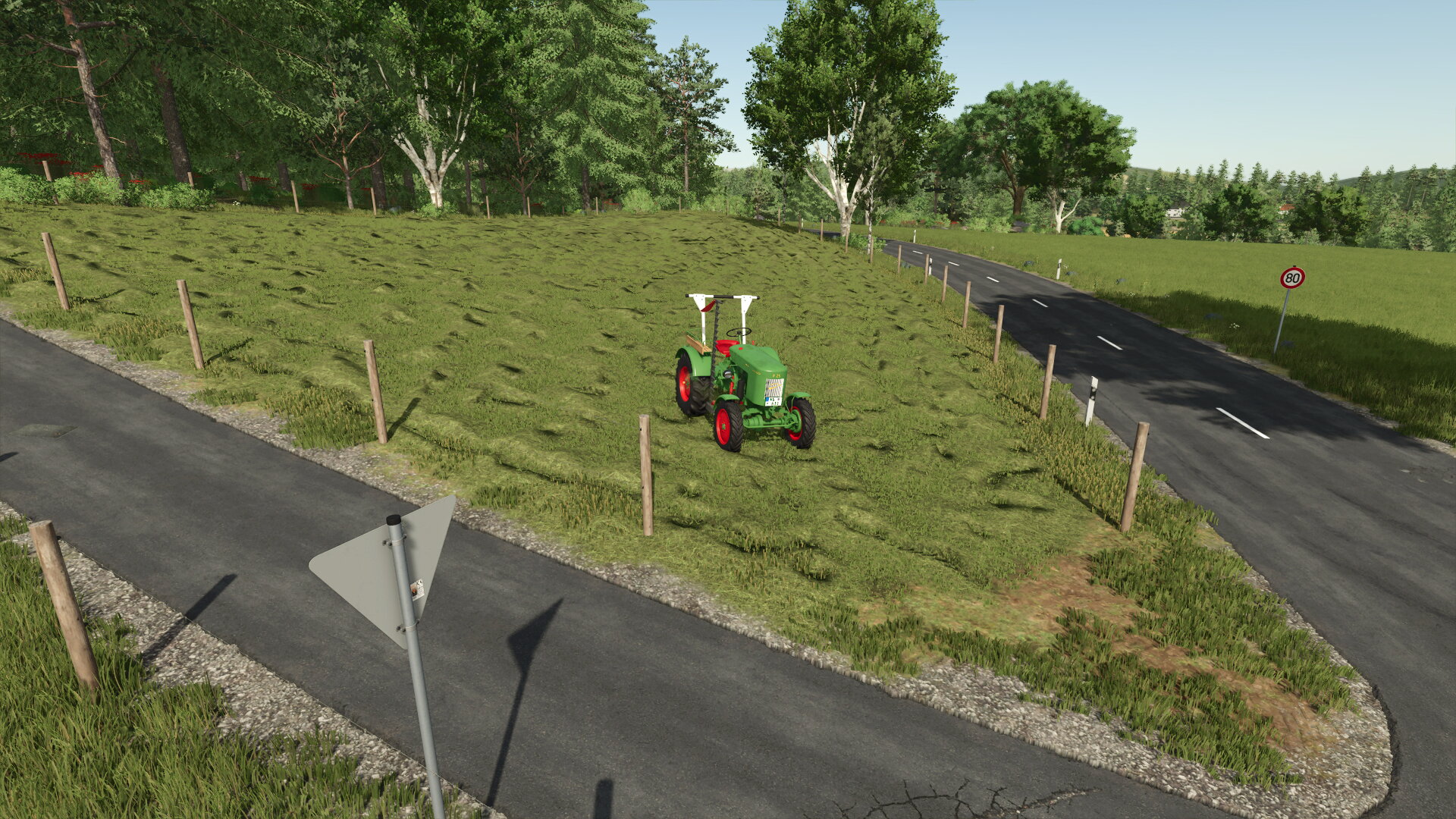 Mähn mit dem kleinen Fendt Dieselross