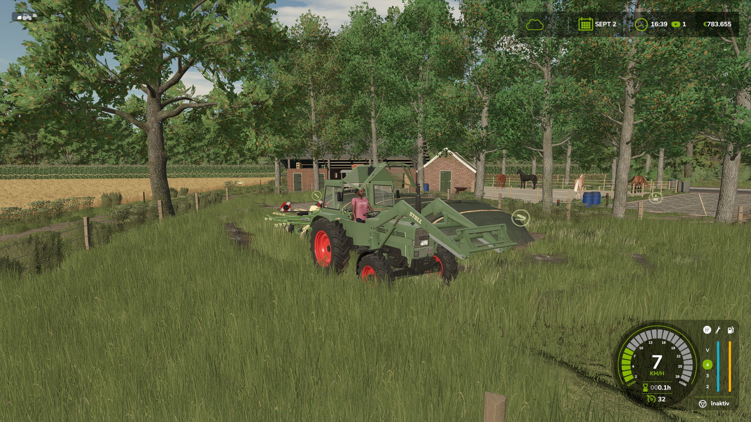 Daddeln auf der Diepholz auch die Alten dürfen ackern