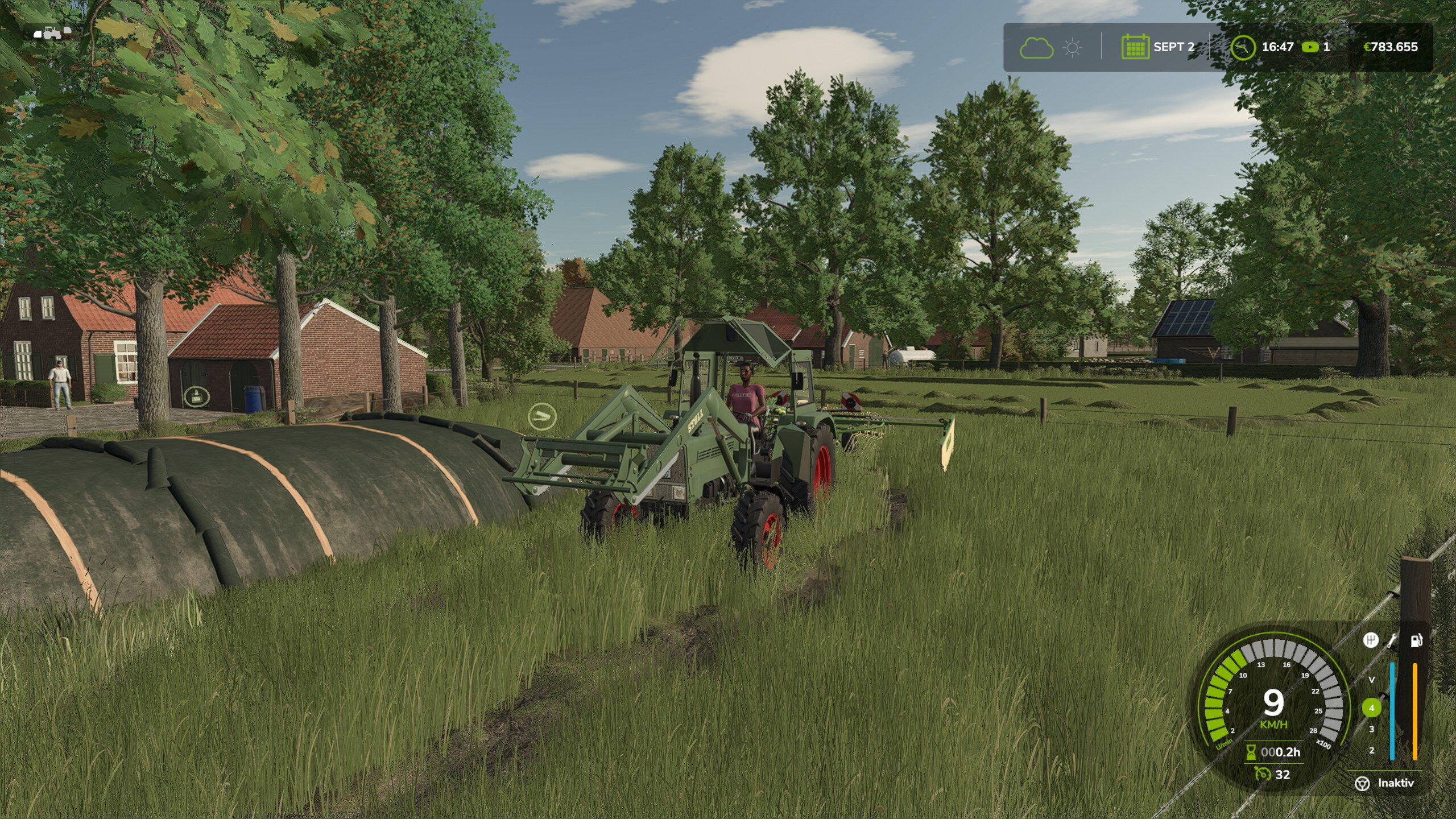 Daddeln auf der Diepholz auch die Alten dürfen ackern