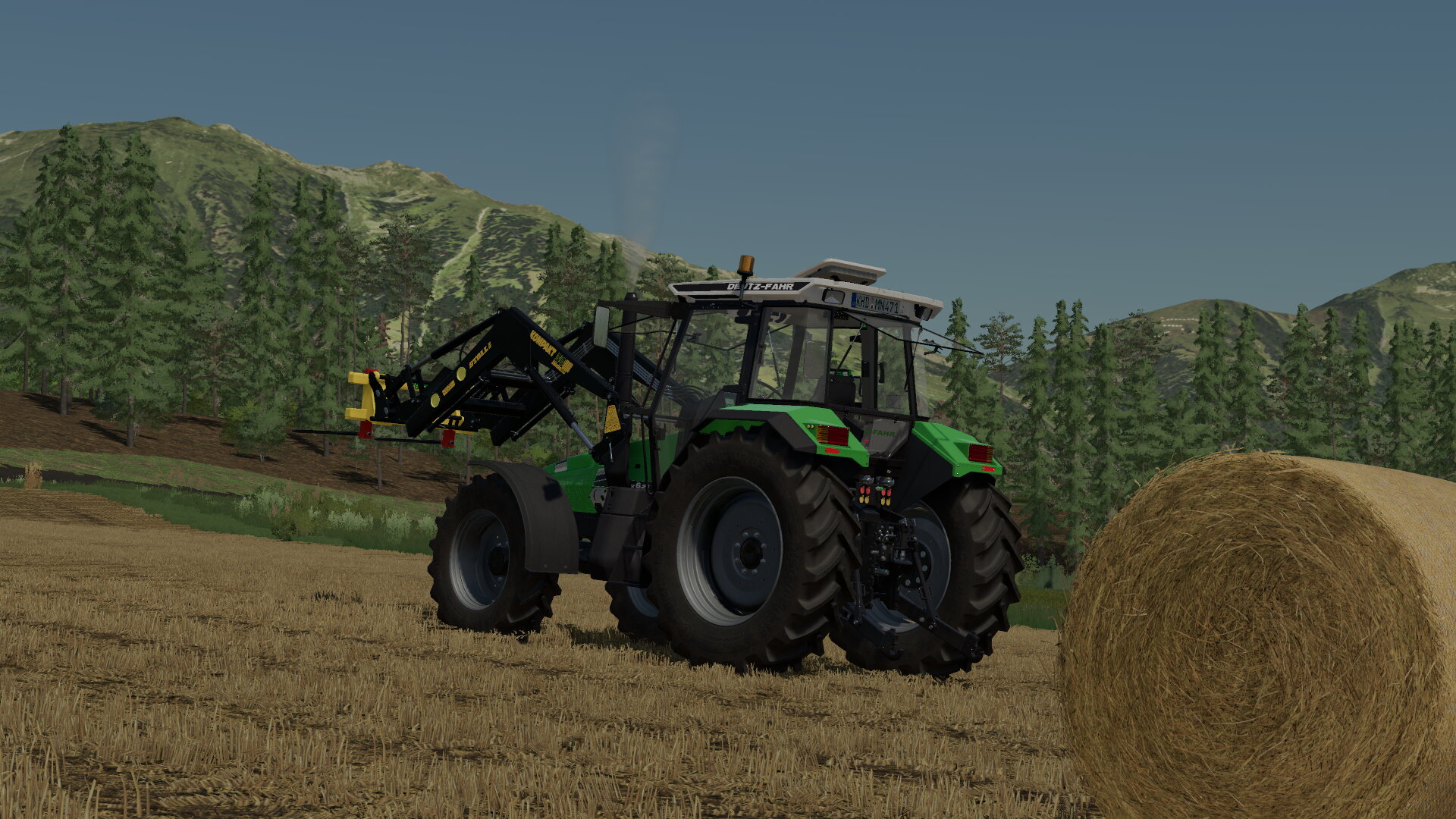 Eben schnell das Stroh zusammen kutschen