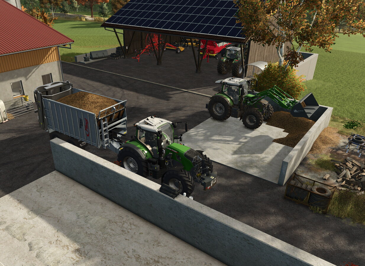 Denn letzten Mist vor dem Winter Streuen!