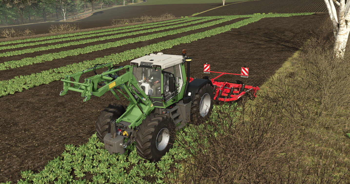 Fendt Xylon 524 mit Horsch Terrano 4 FX beim Grubbern!
