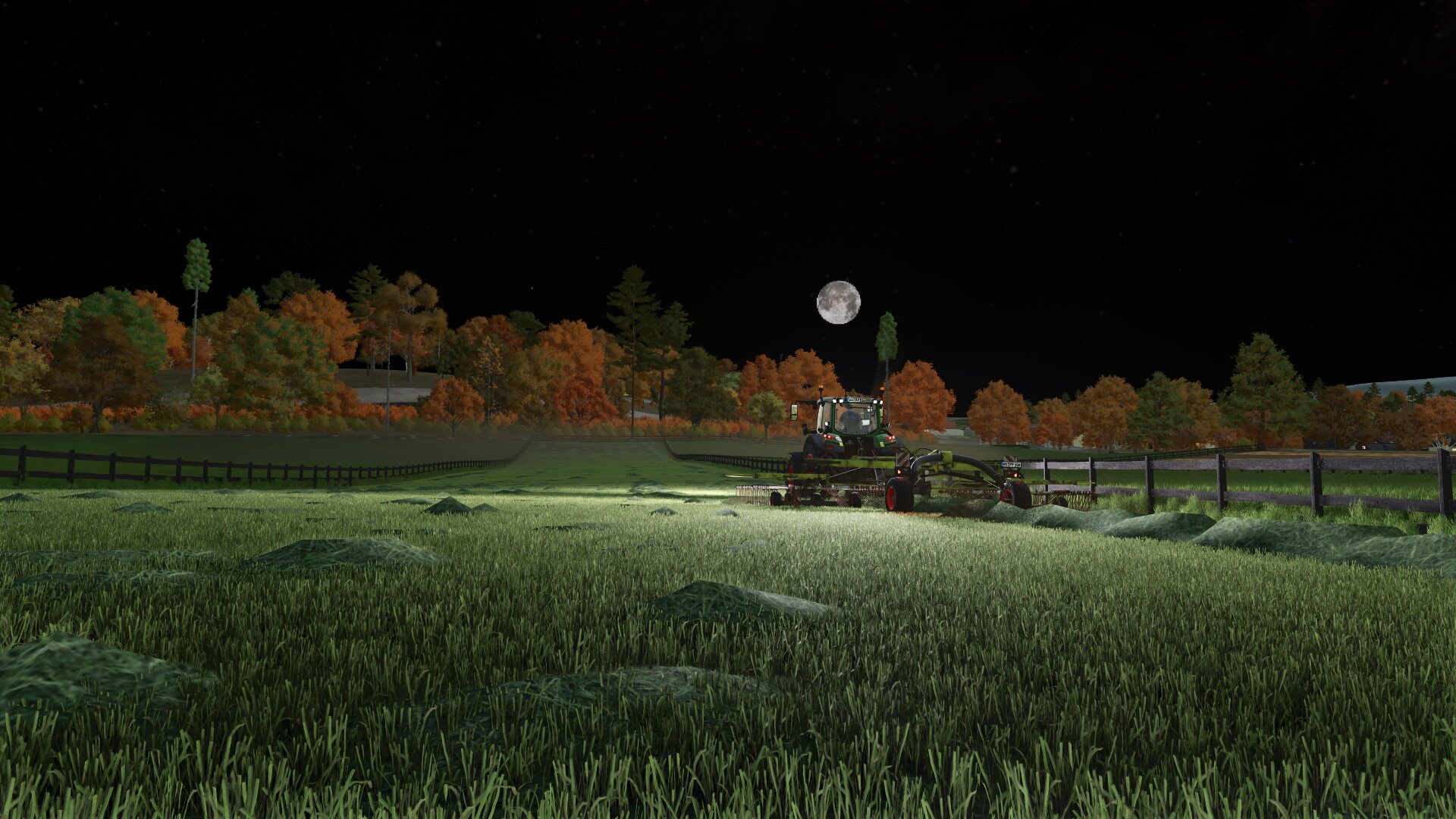 Schwaden bis in die Nacht