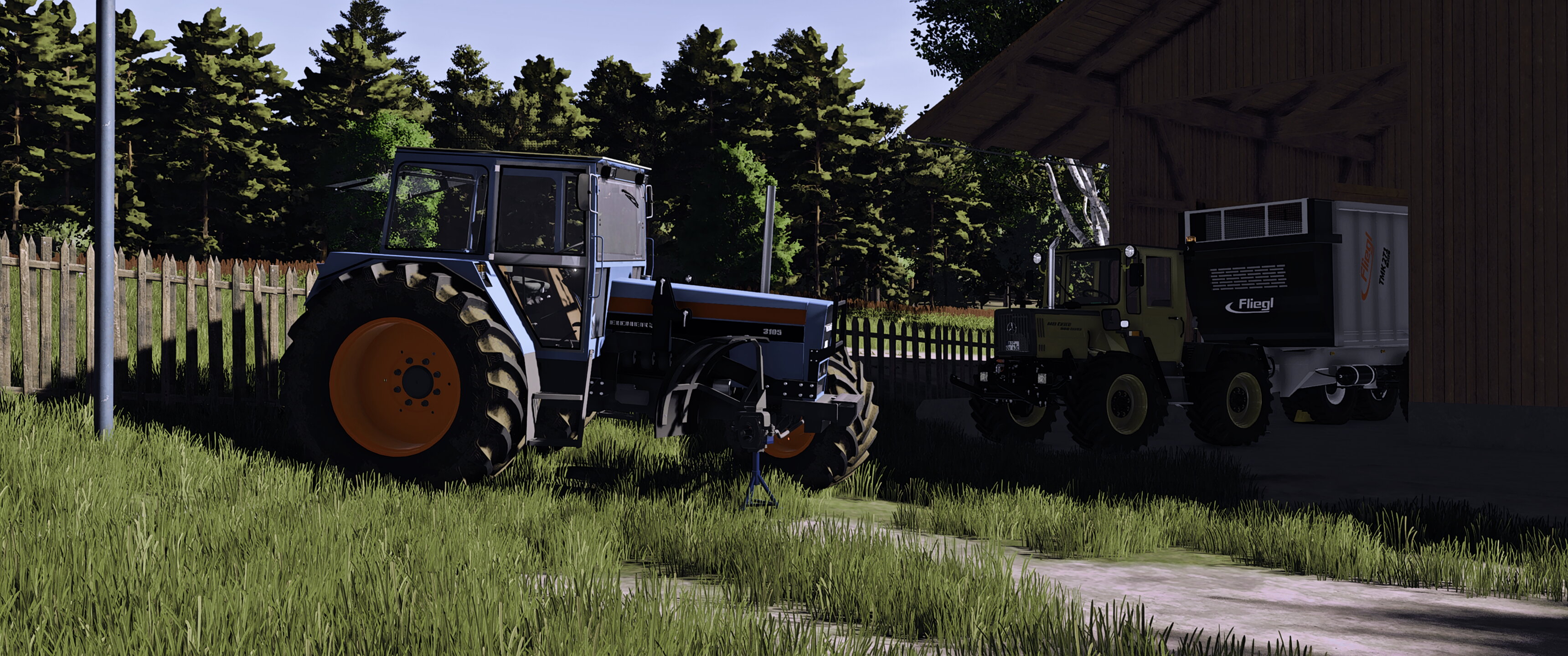 Eicher bei der Wartung