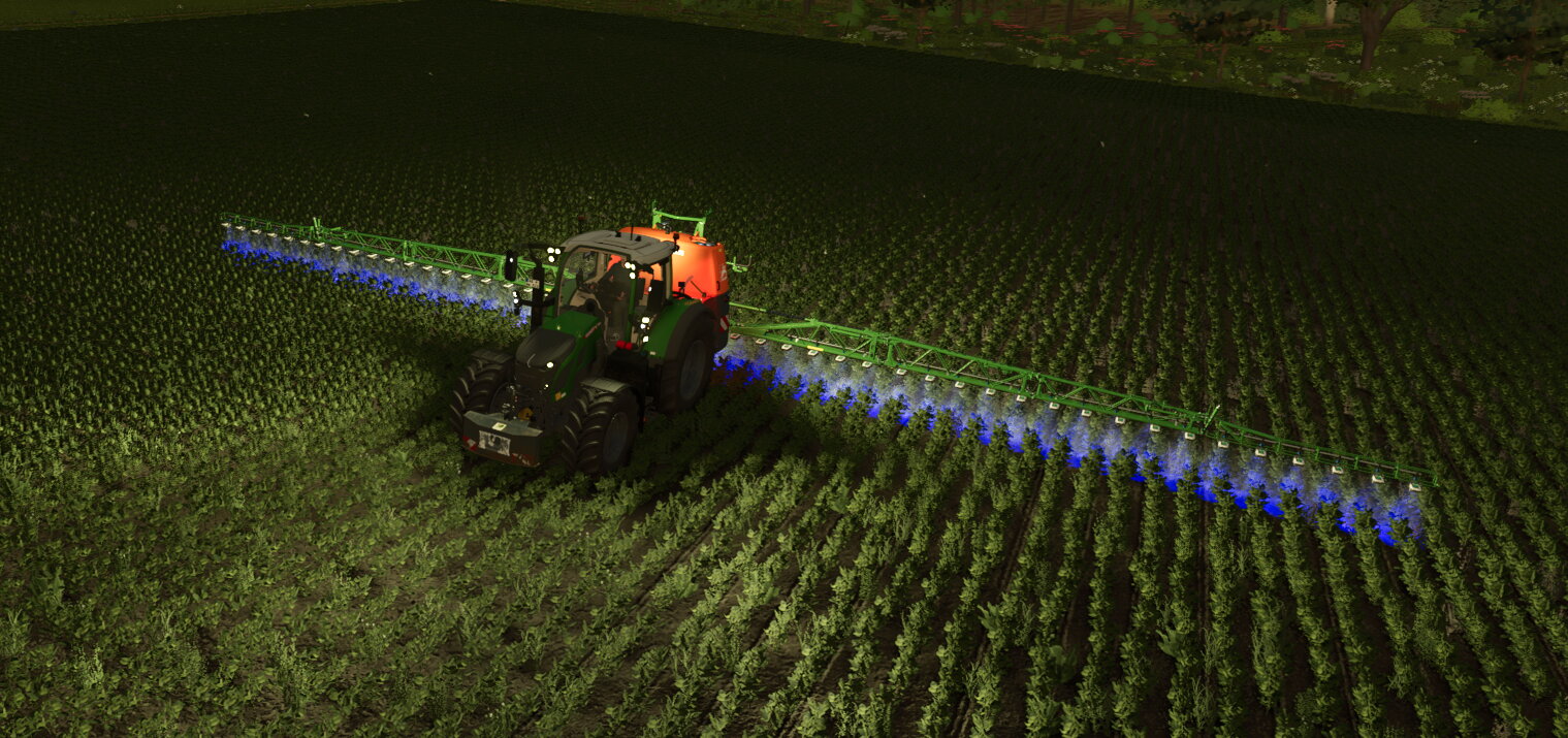 Pflanzenschutz in der Dämmerung!