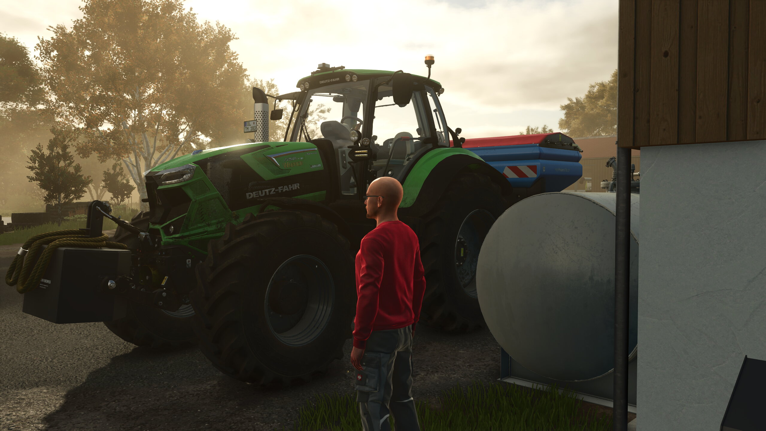 Düngen auf der Klattenhof