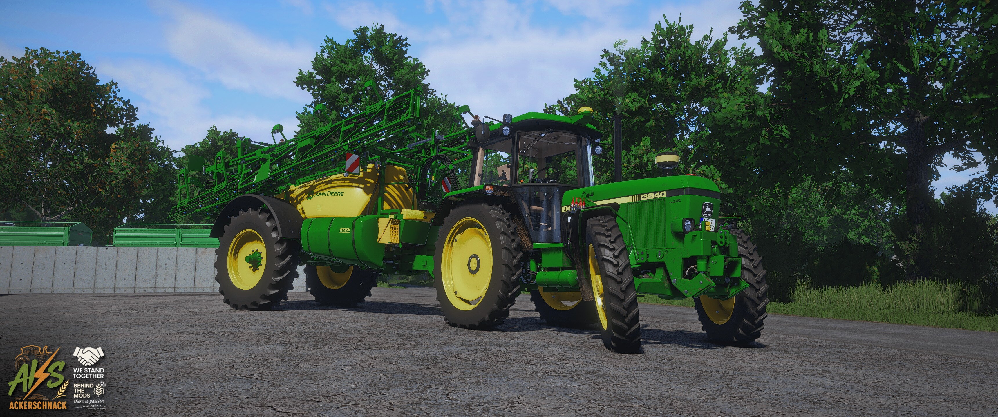 Wieder Heim von den Spritzaufträgen