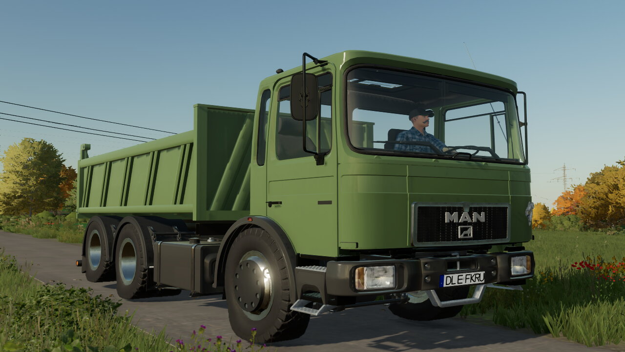 Schoner MAN 6x6 meiller kipper