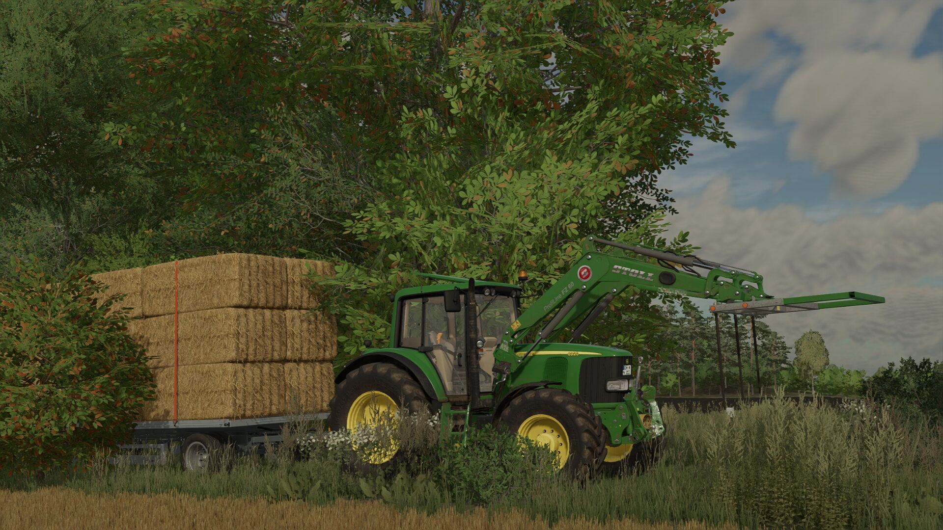 Stroh fahren mit 6920