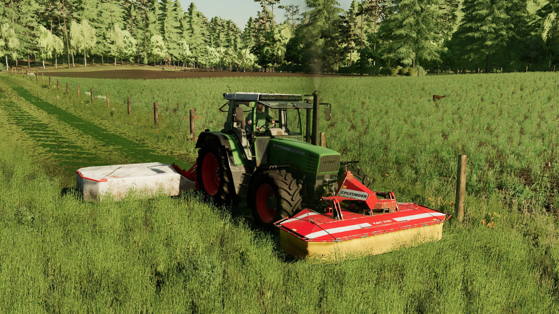 Mähen auf der Bergischland