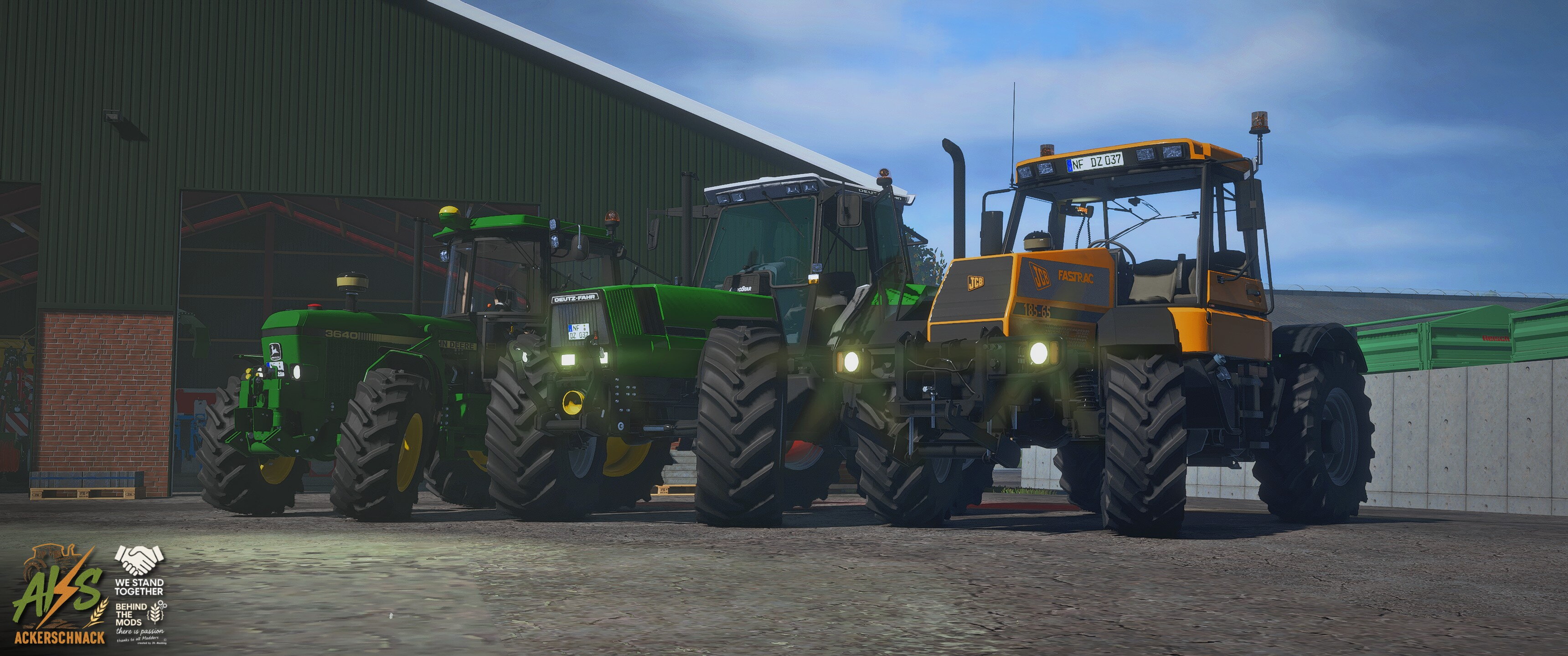 Meine Trecker in Reihe