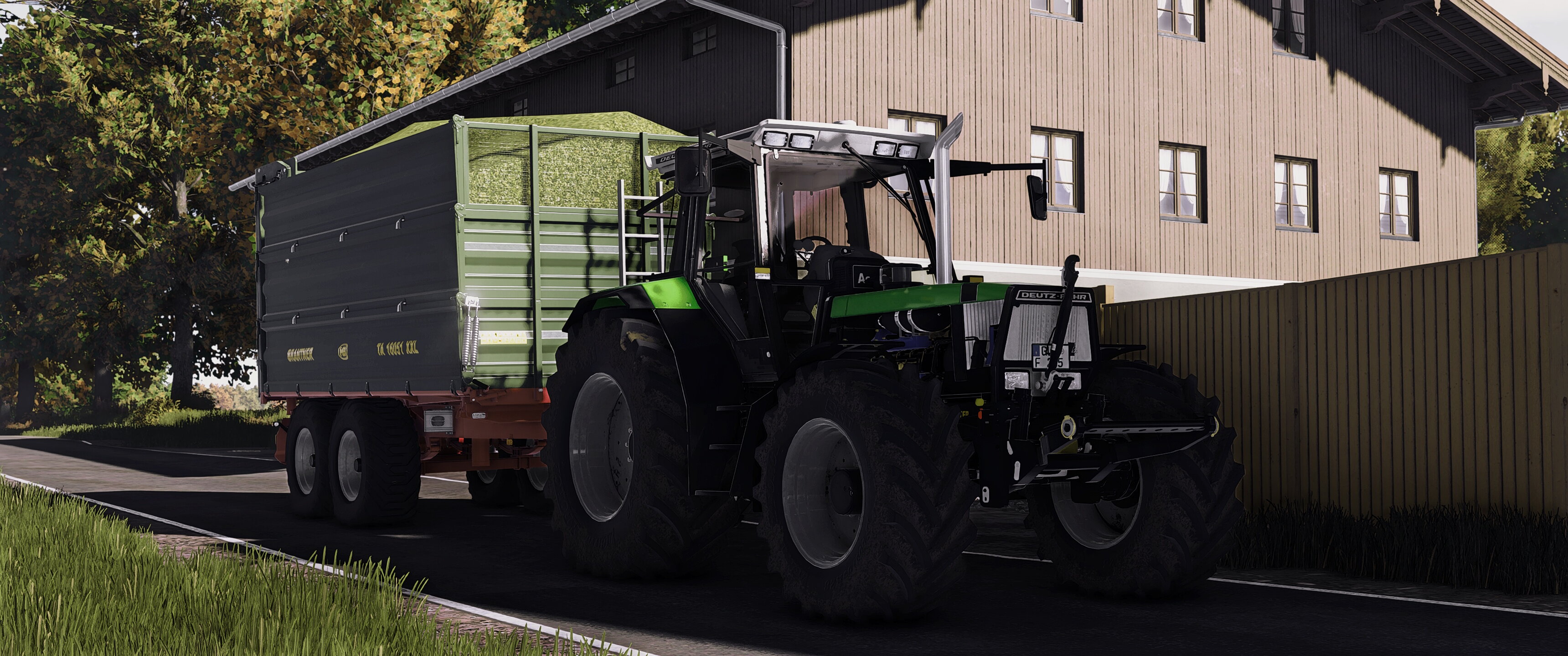 Letzte Fuhre, letztes Mais Bild für heute.