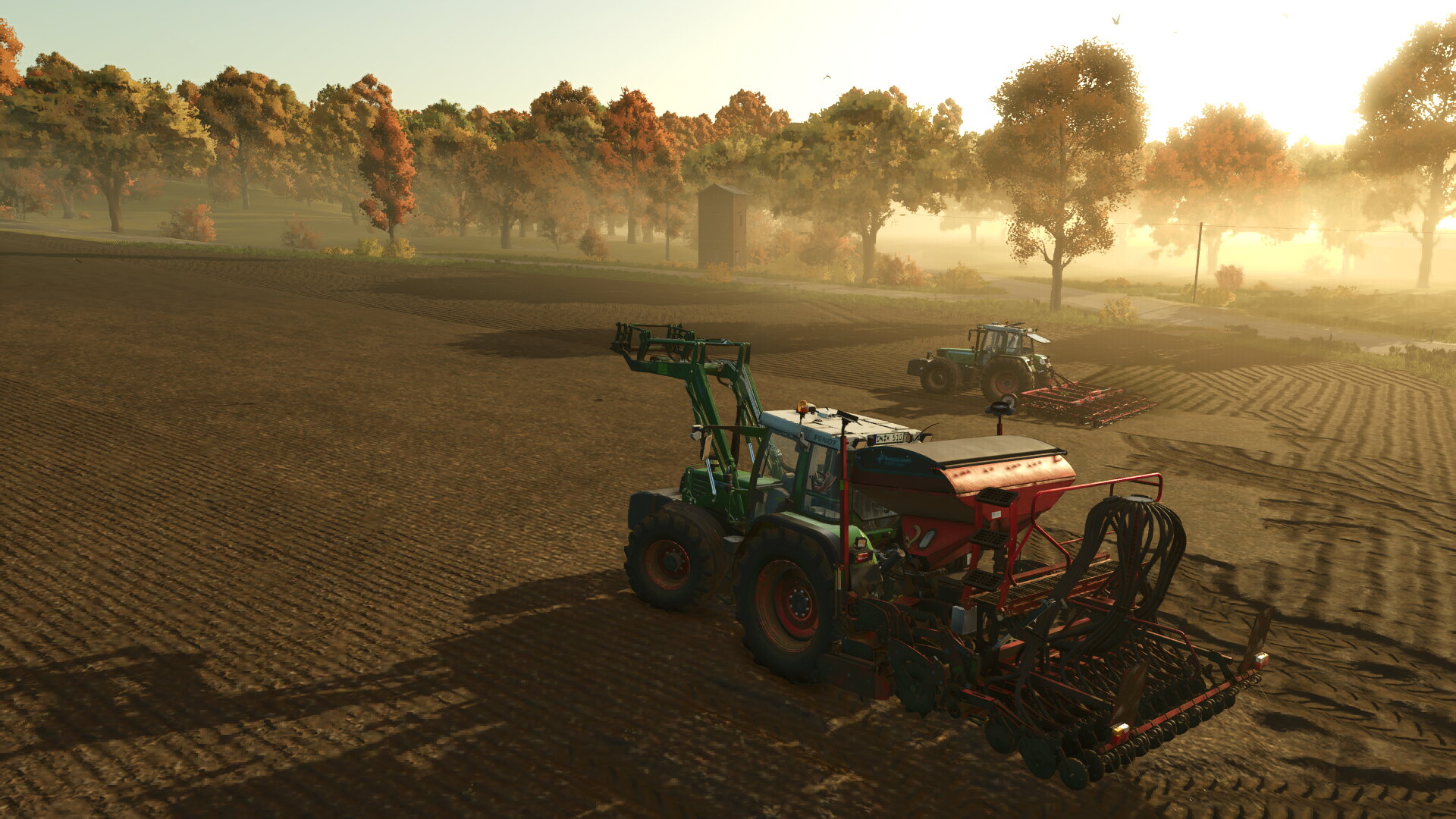 Gerste säen im Frühherbst...