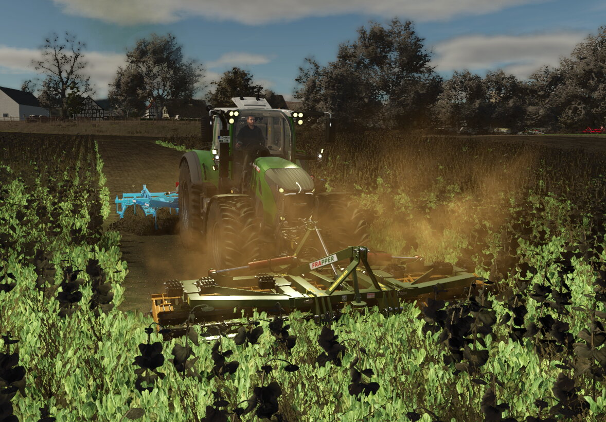 Zwischenfrucht einarbeiten.