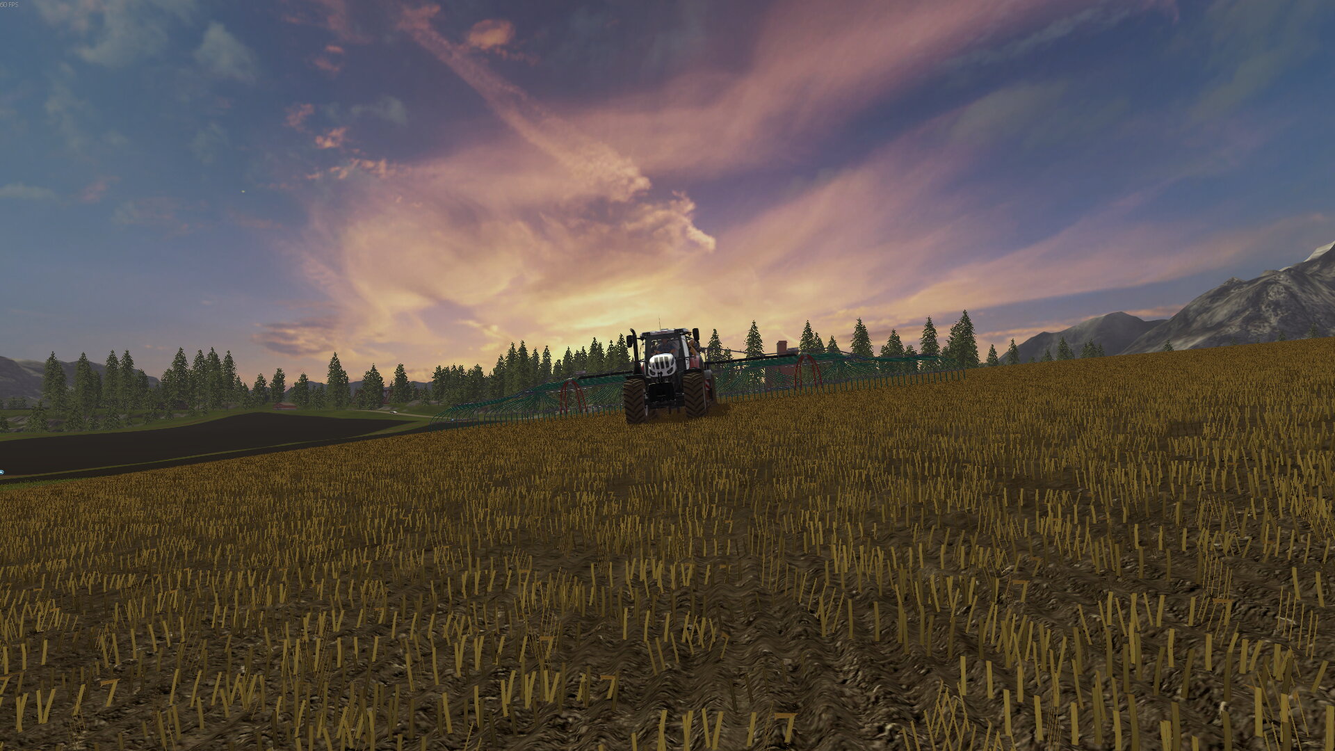 Schöner Goldcreast Valley Sonnenuntergang