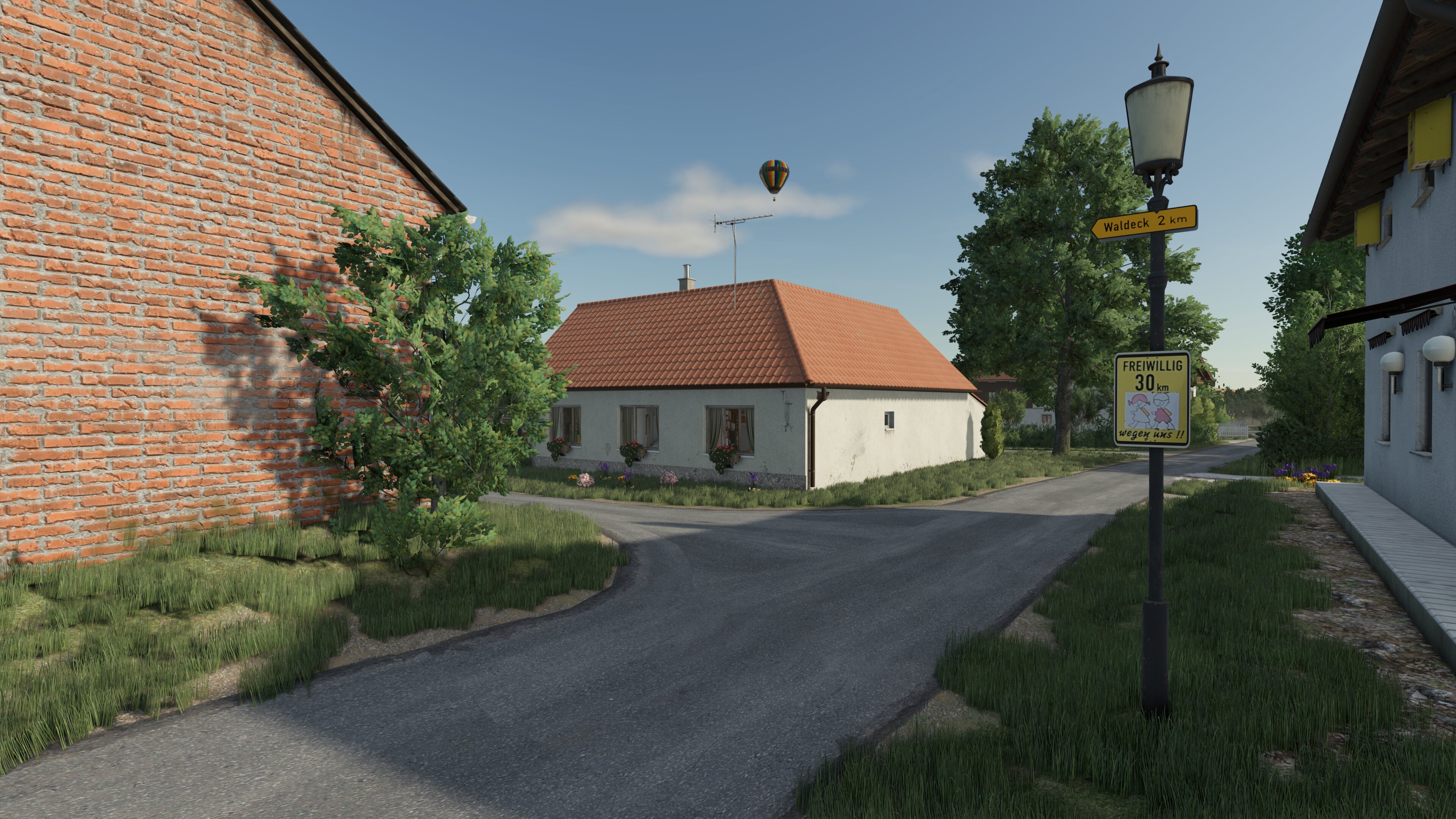 Das 30er Schild habe ich mir geschwind in Blender gebaut. Ich finde es ist gut geworden :D xD.