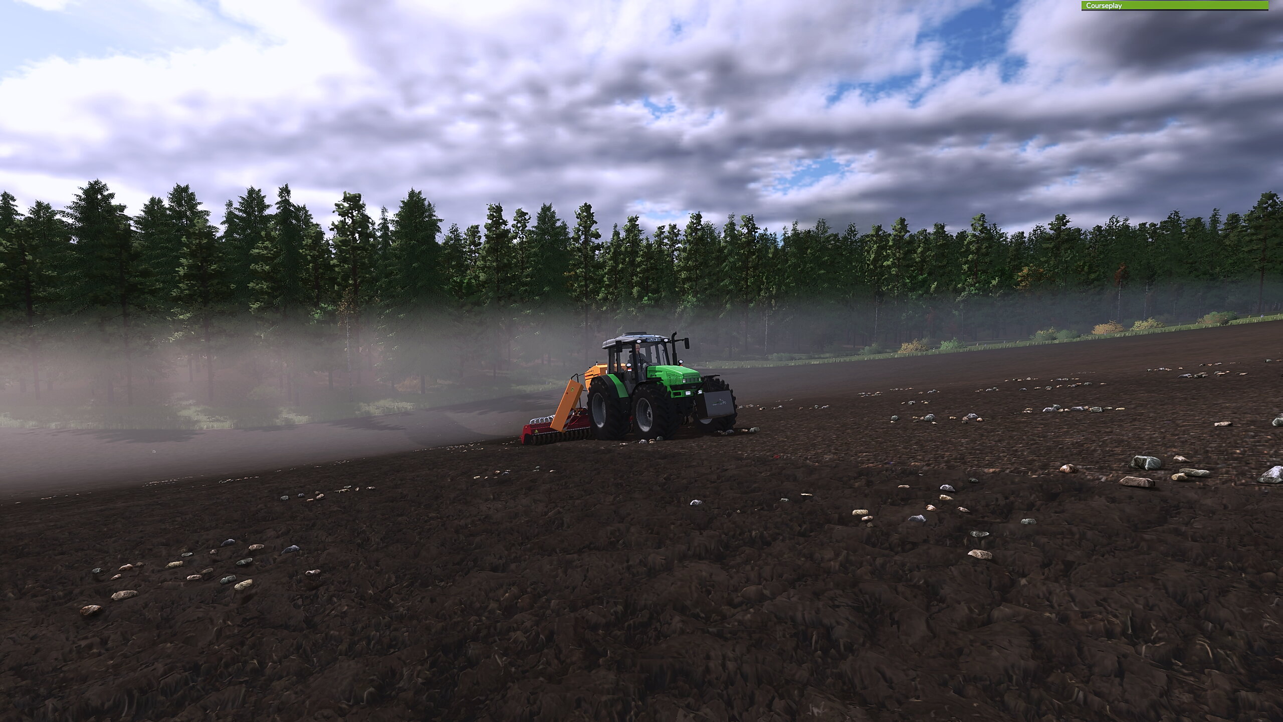 Neue und Alte Technik-  Agrotrac in Action