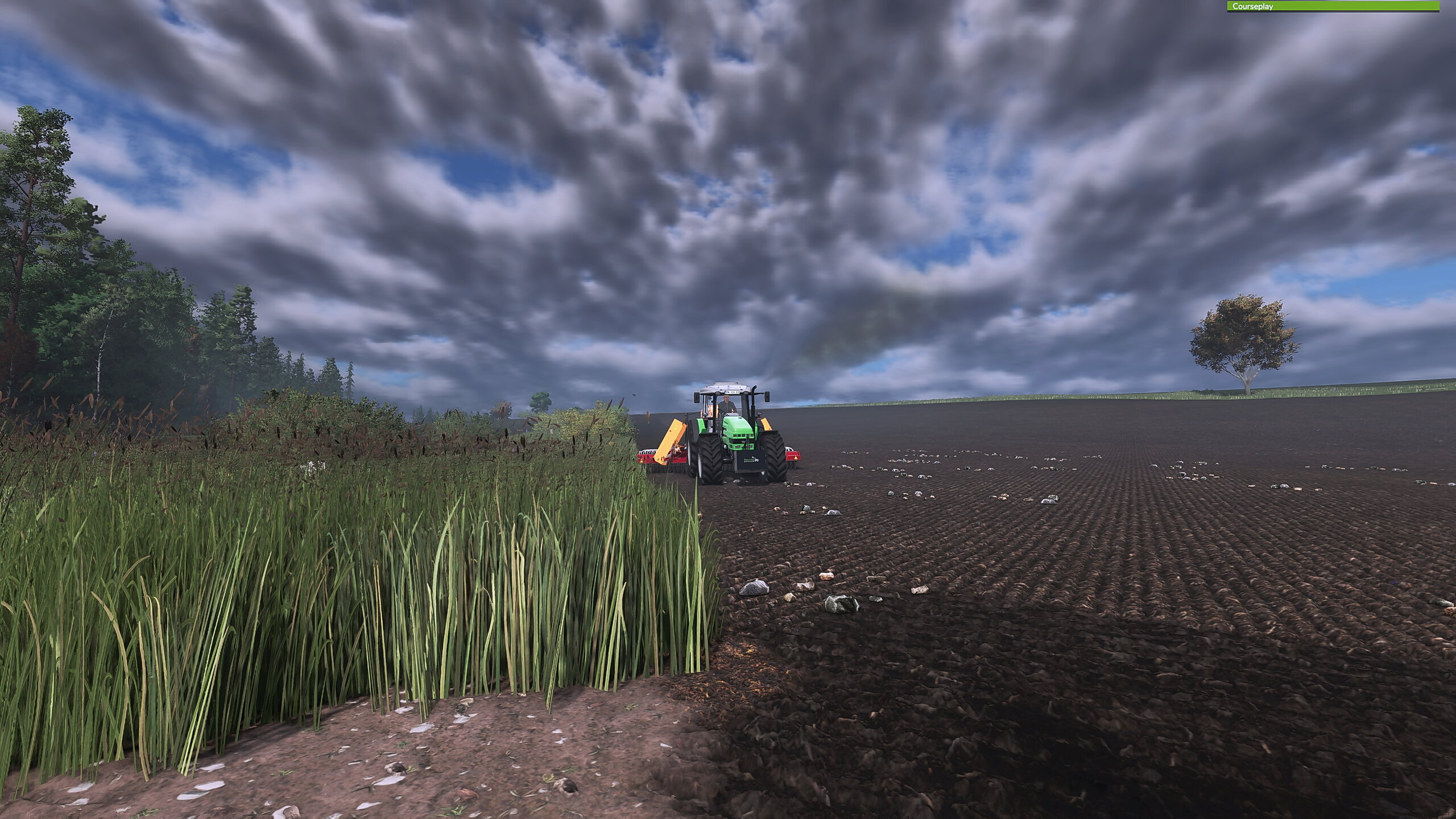 Neue und Alte Technik-  Agrotrac in Action